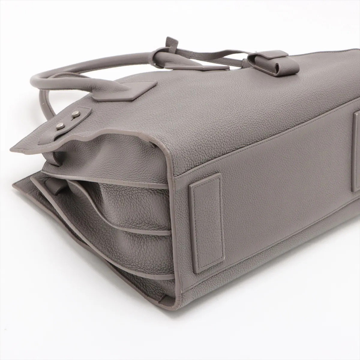 Sac de Jour Souple Leather 2-Way Handbag, Gray, 464960 — view 4