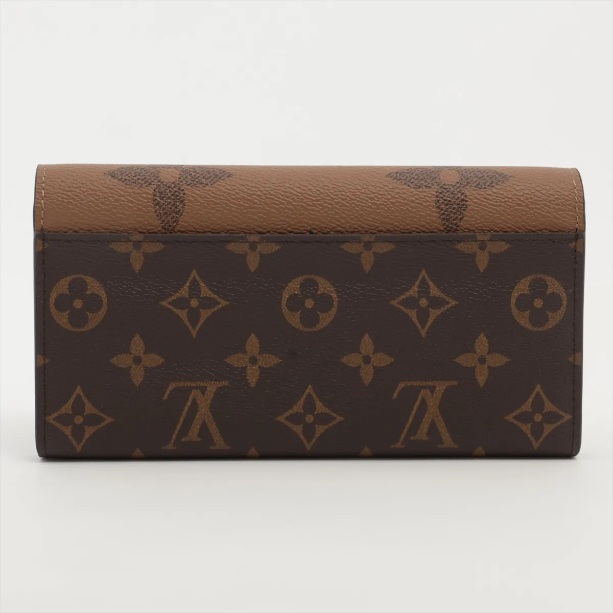 Giant Monogram Reverse Portefeuille Sarah M80726 Marron Wallet (RFID detected) — view 2