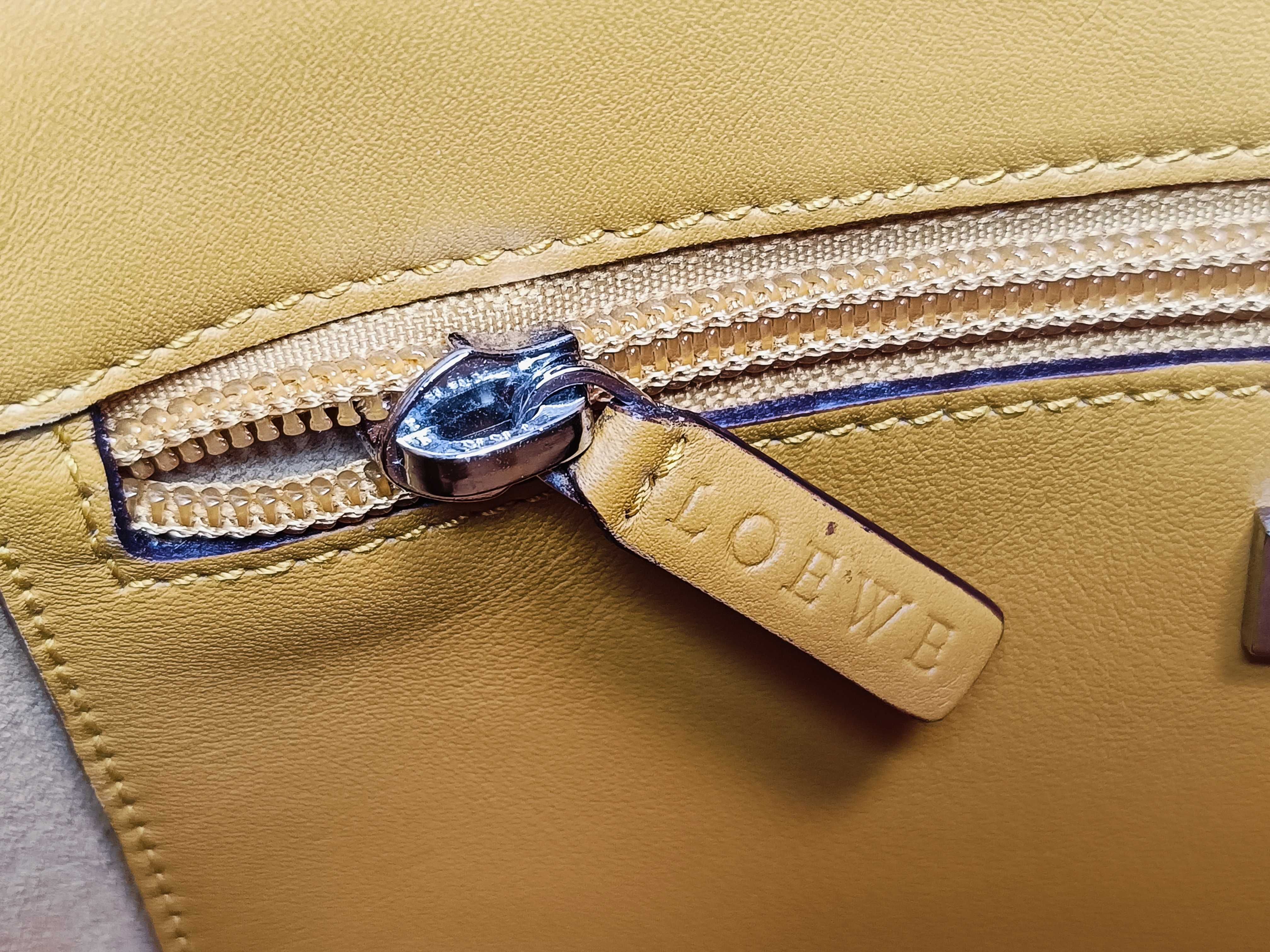 Nappa Leather Shoulder Bag (Yellow) — view 11
