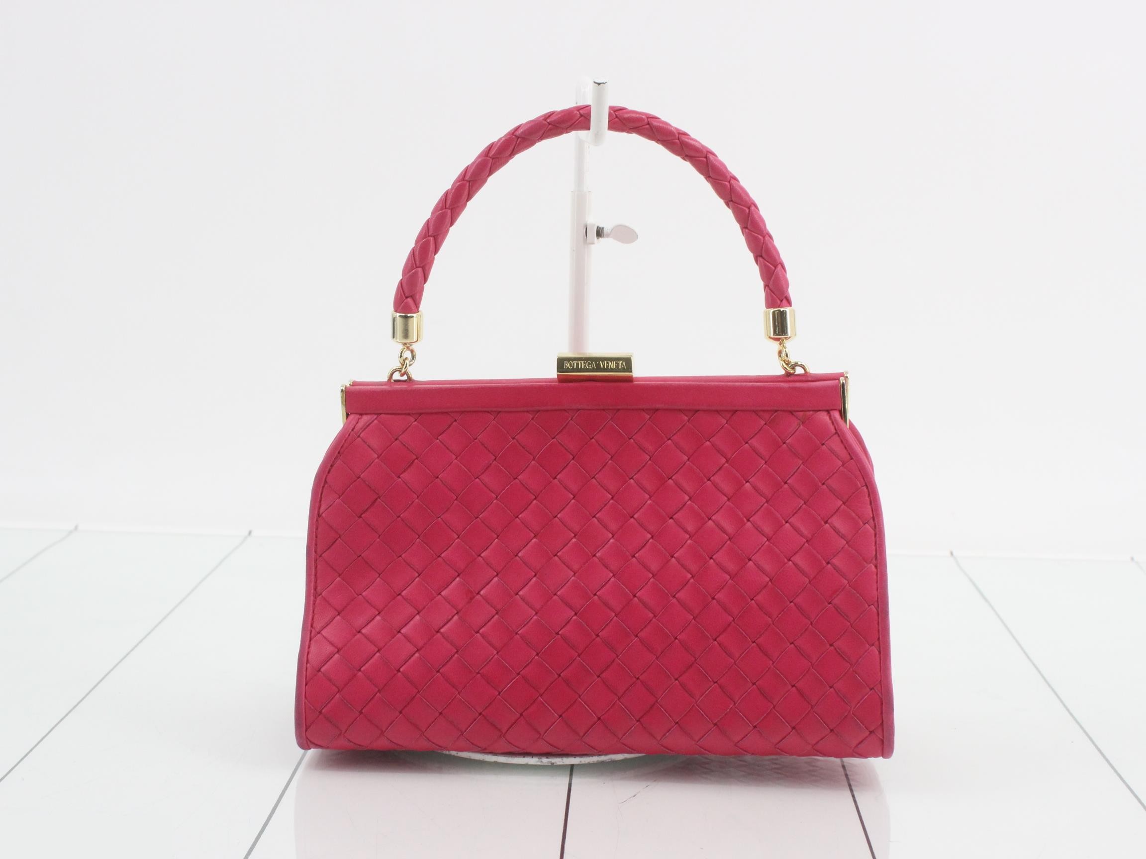 Intrecciato (bag) - Handbag - Pink