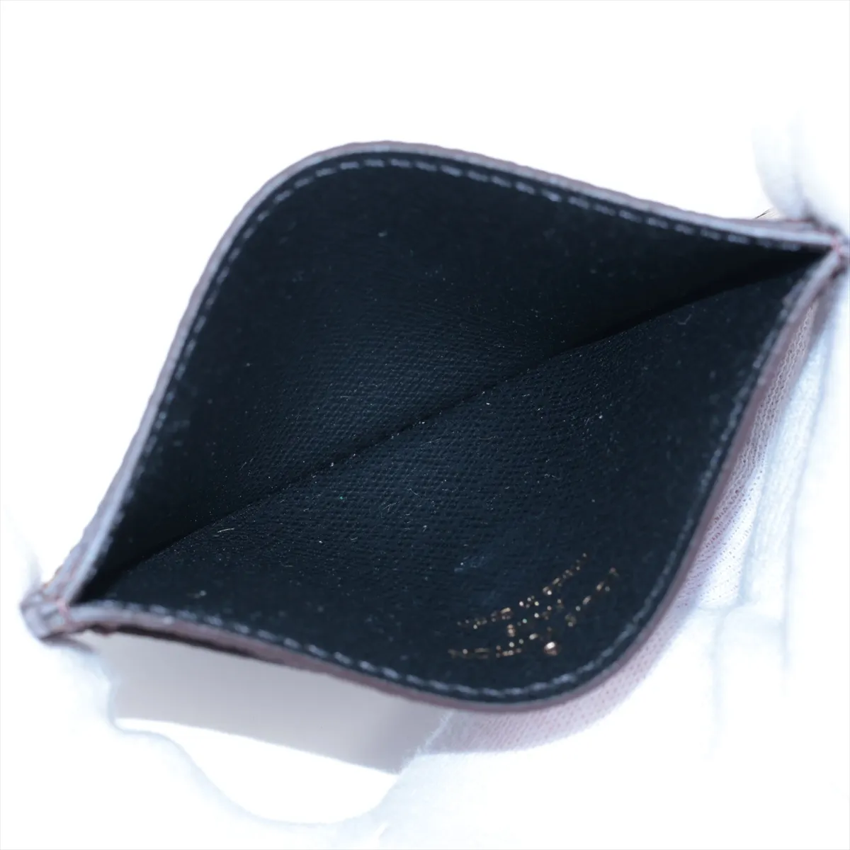 Monogram Reverse Porte Carte Sample M69161 Camel x Black Pass Case RFID Reactive — view 4