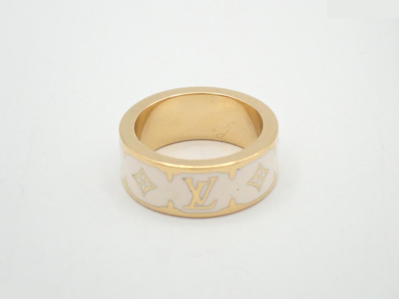 Ring Nano Gram Enamel Bronze S Size #9.5 — view 2