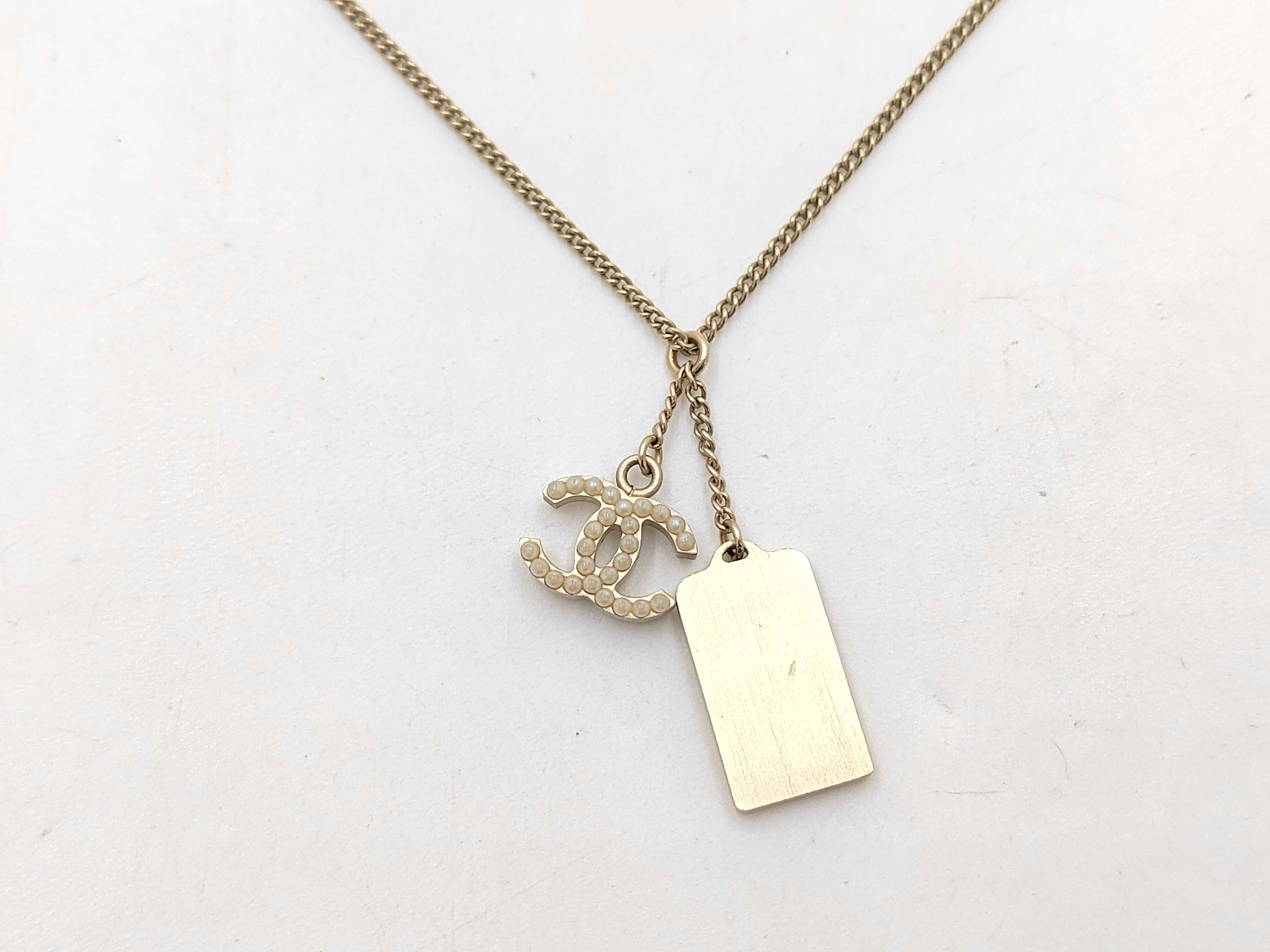 Cambon Necklace Coco Mark Pearl Necklace — view 3