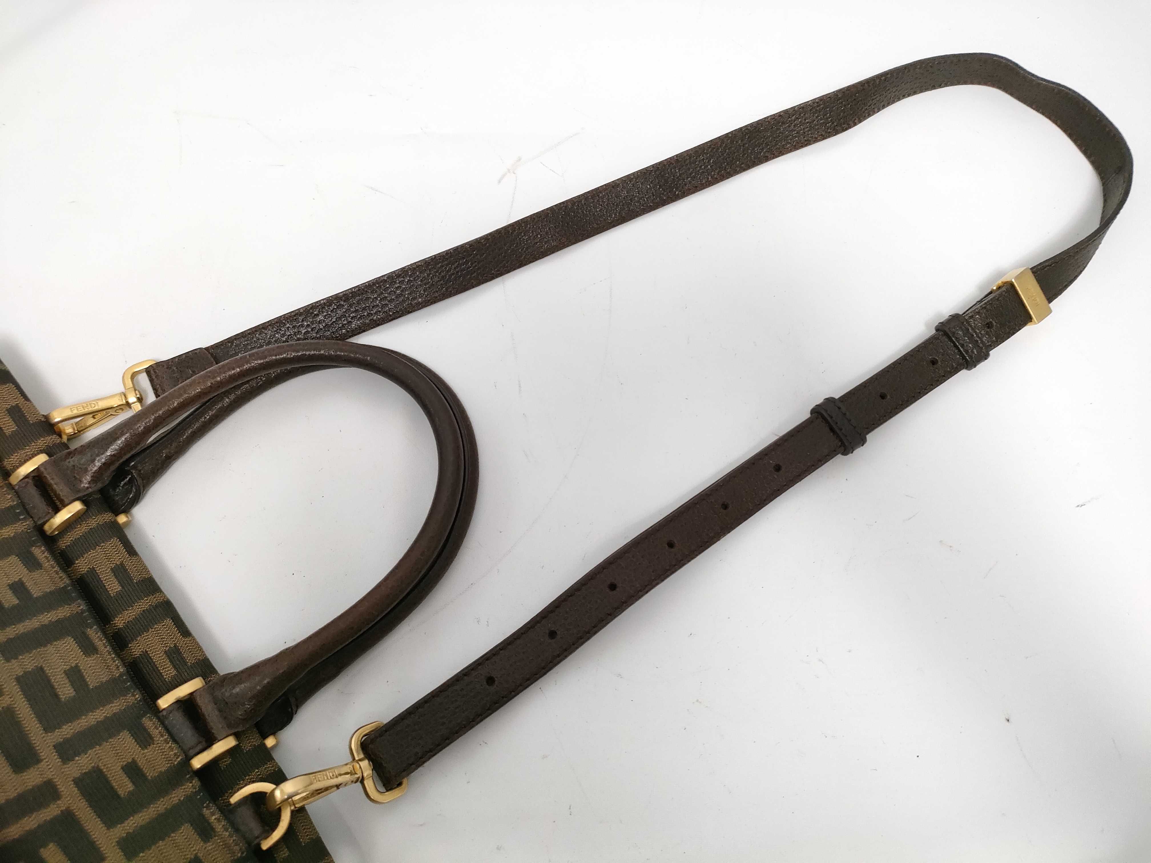 Zucca pattern Fendi handbag — view 8