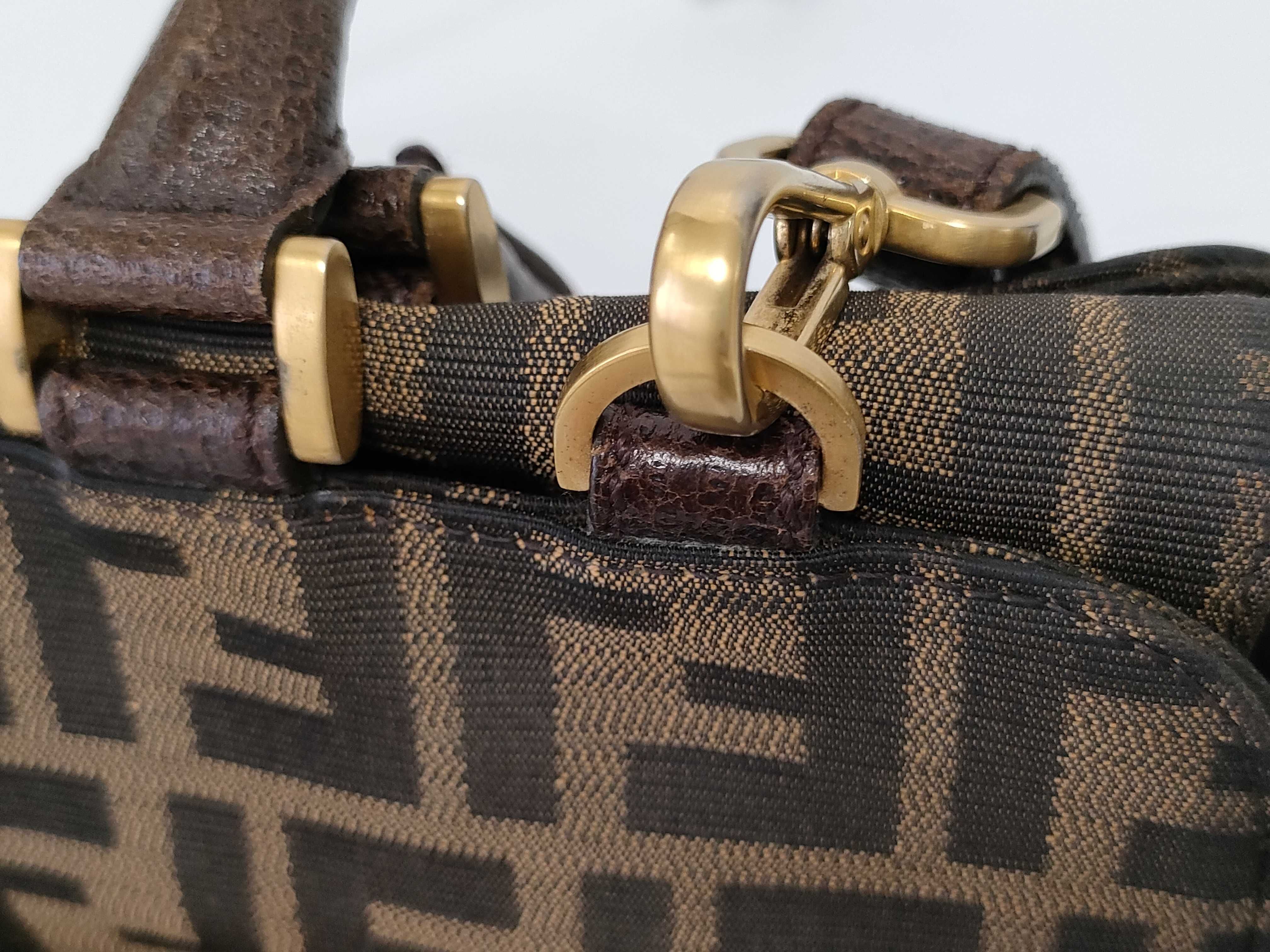 Zucca pattern Fendi handbag — view 9