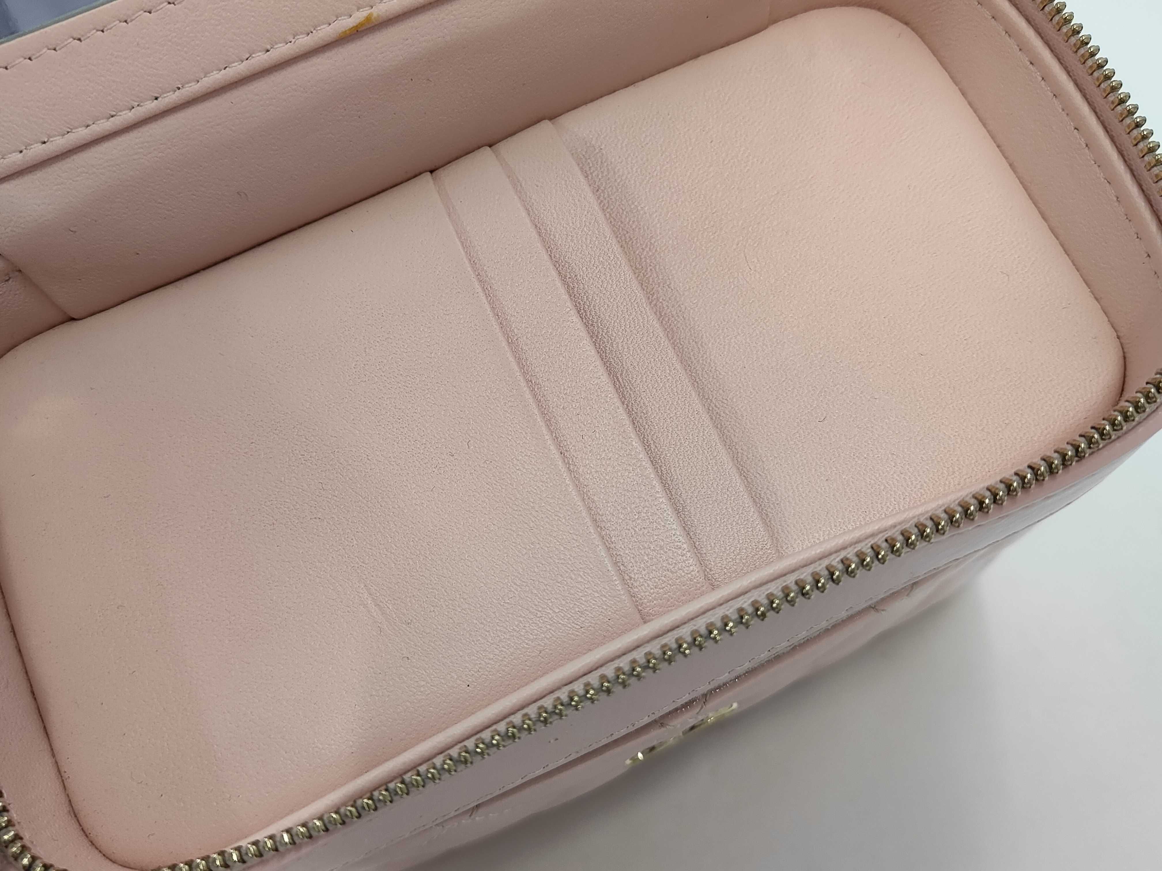 2270 Vanity Chain Shoulder Bag, Pink, Gold Hardware, Handbag — view 11