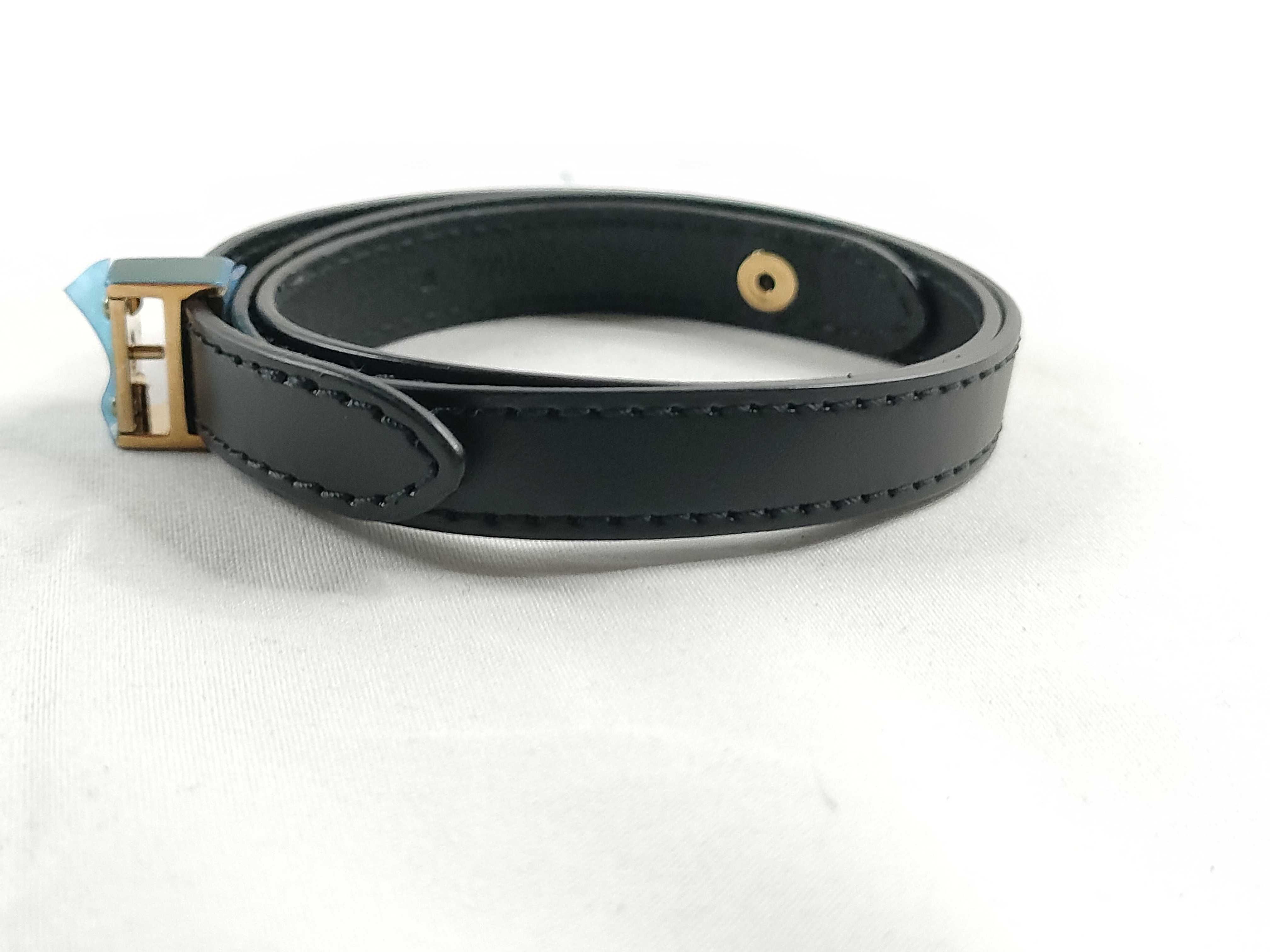 Vuitton Bracelet Leather Black R99066 BC1135 Bracelet/Bangle — view 2