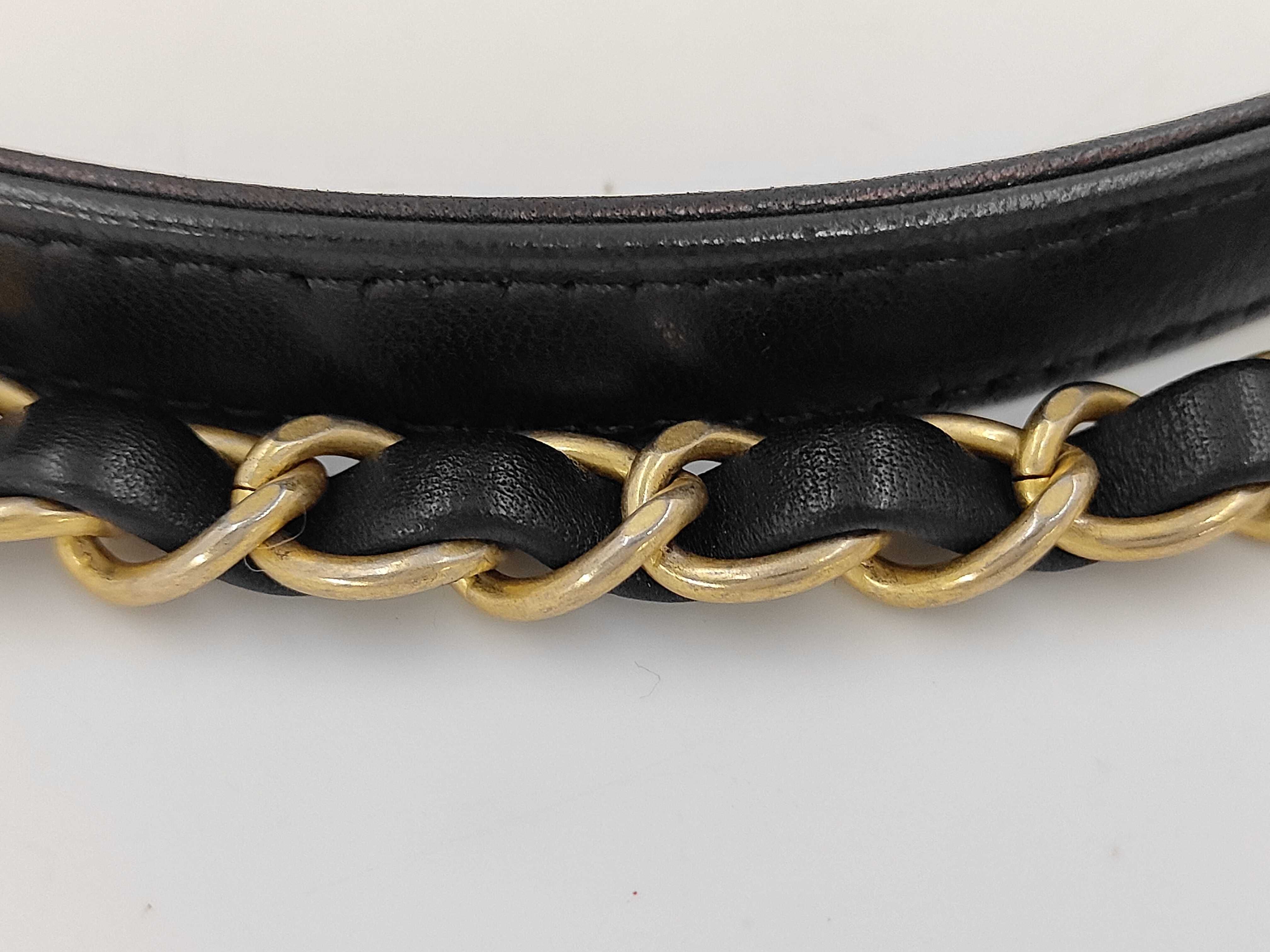 Caviar Skin Black CC Filigree Shoulder Bag — view 4