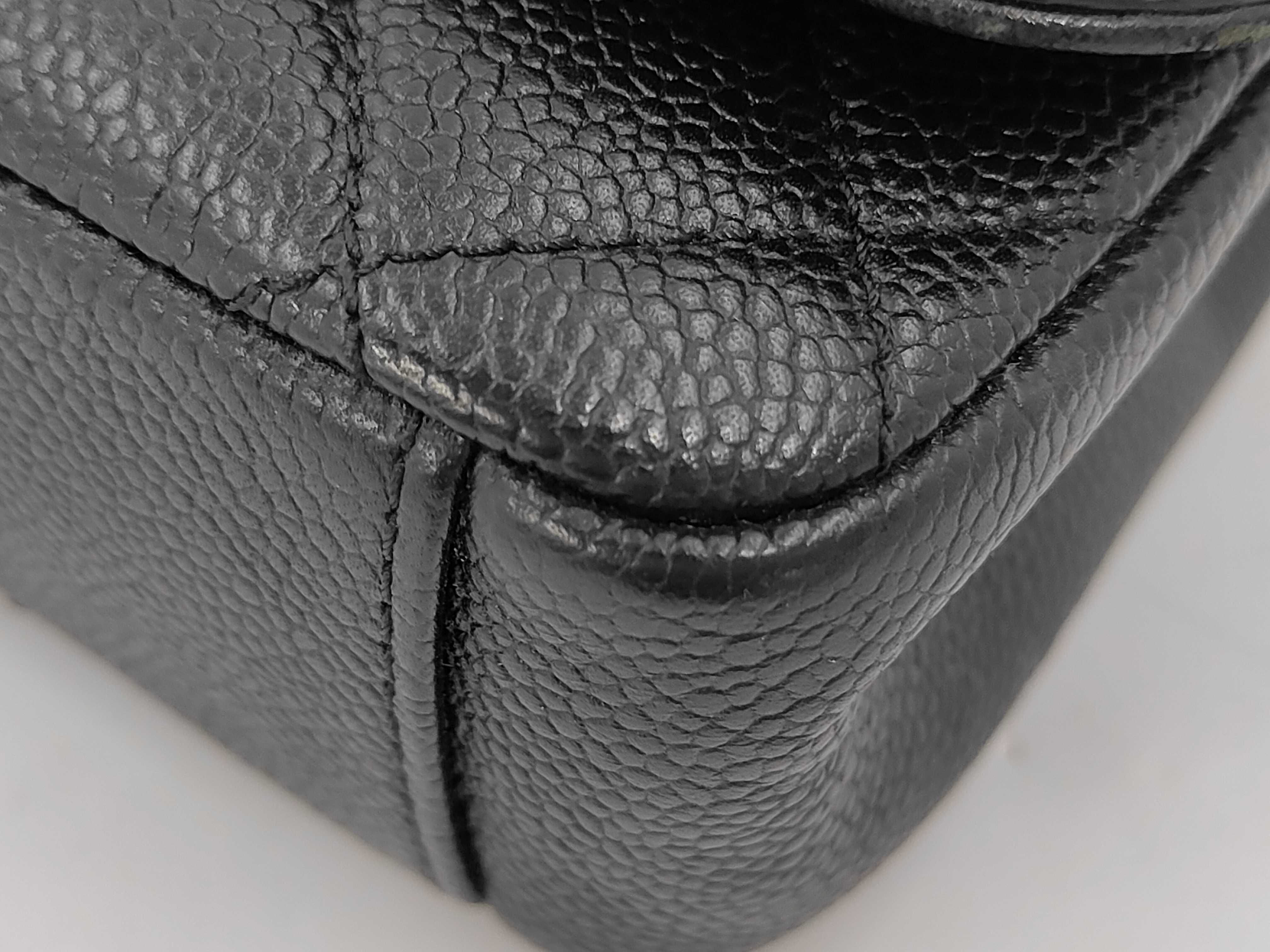 Caviar Skin Black CC Filigree Shoulder Bag — view 7