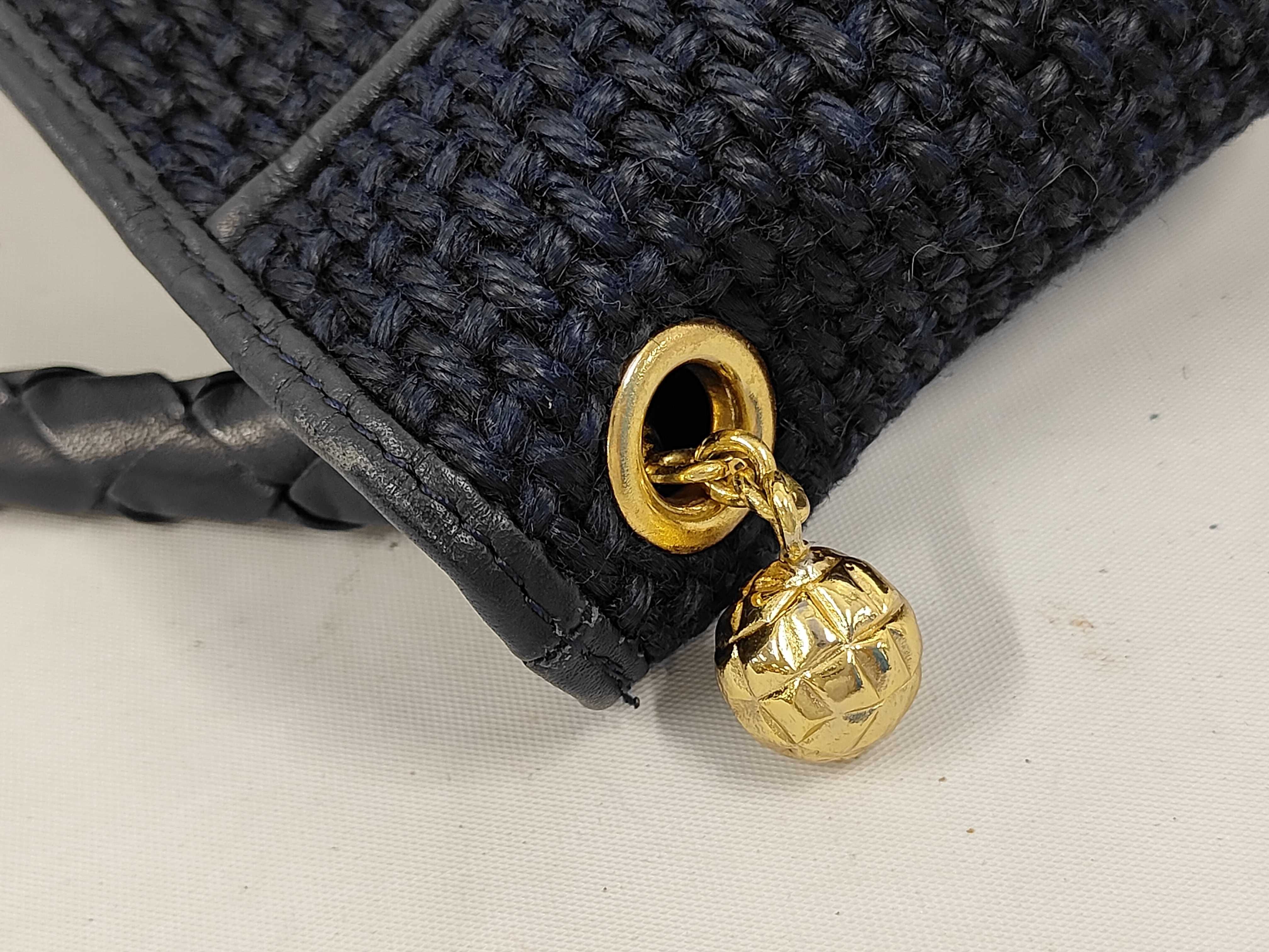 Intrecciato Woven Shoulder Bag — view 6