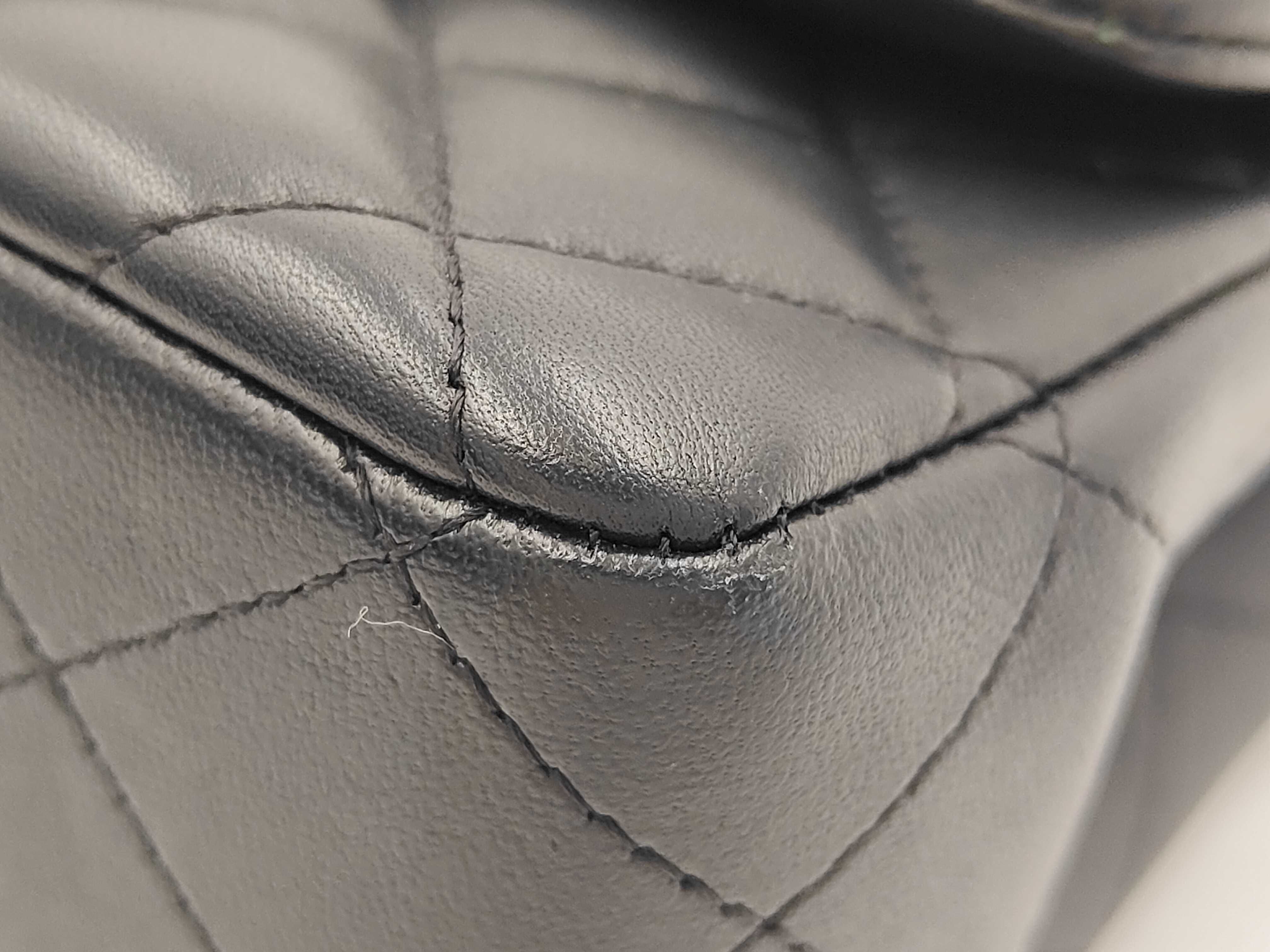 Mini Matelassé Lambskin So Black Chain Shoulder Bag — view 11