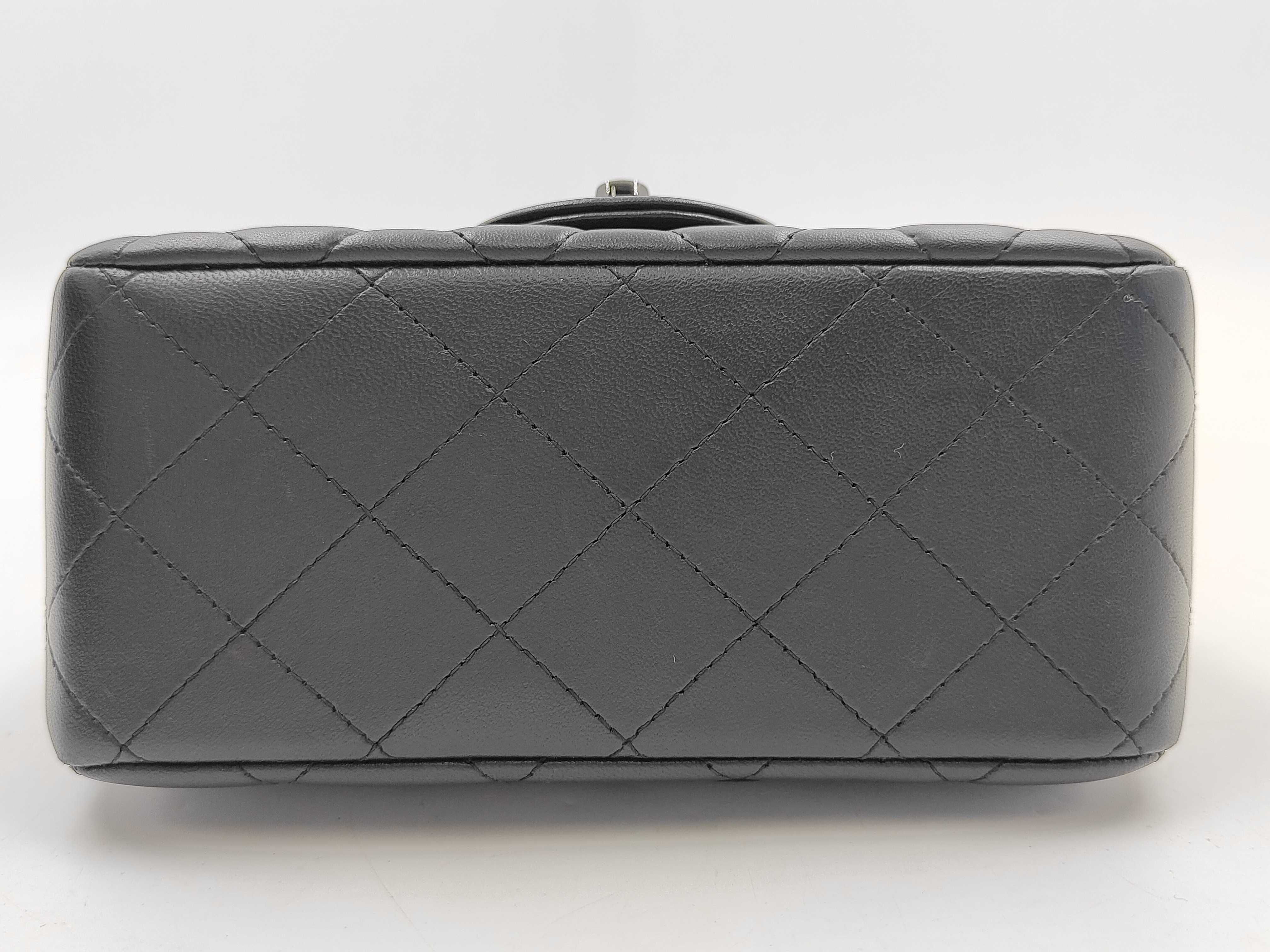 Mini Matelassé Lambskin So Black Chain Shoulder Bag — view 10