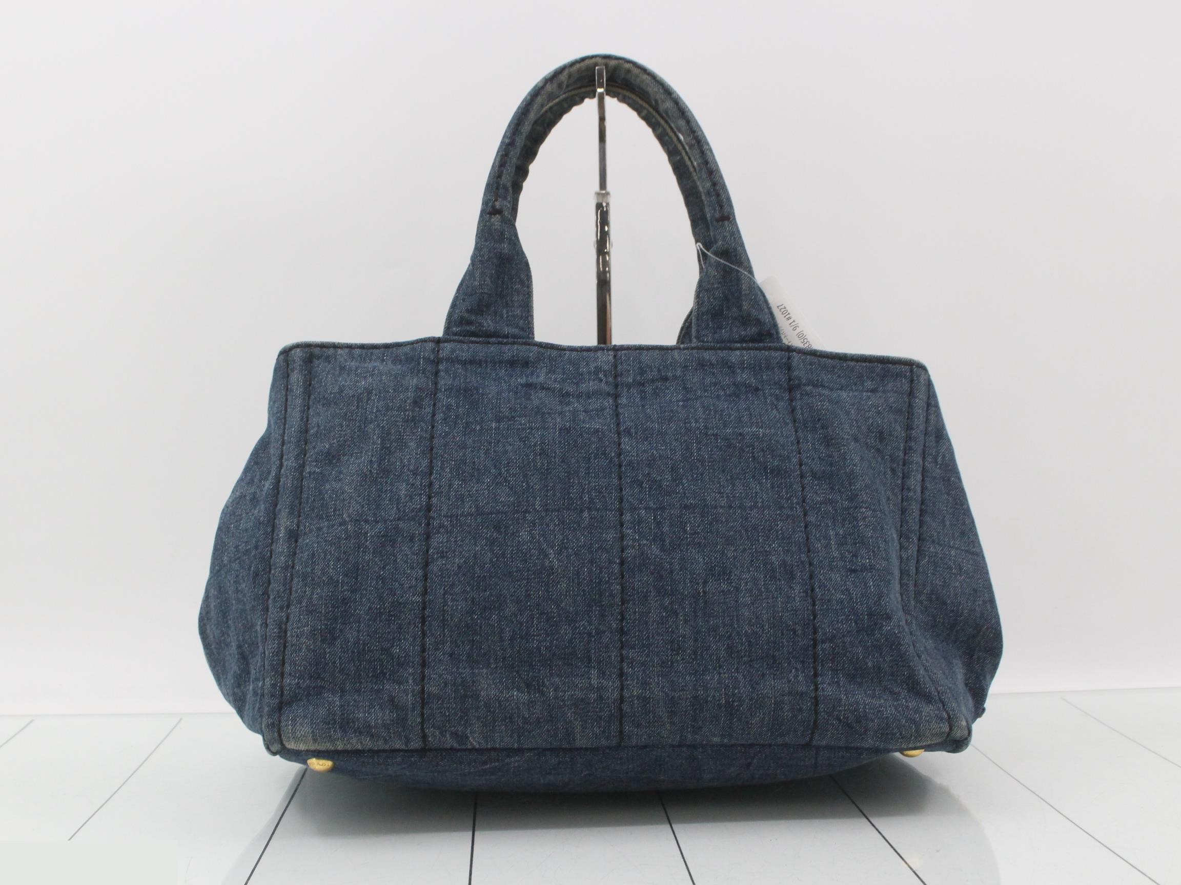 Canapa Tote Bag, Denim, 197 — view 2
