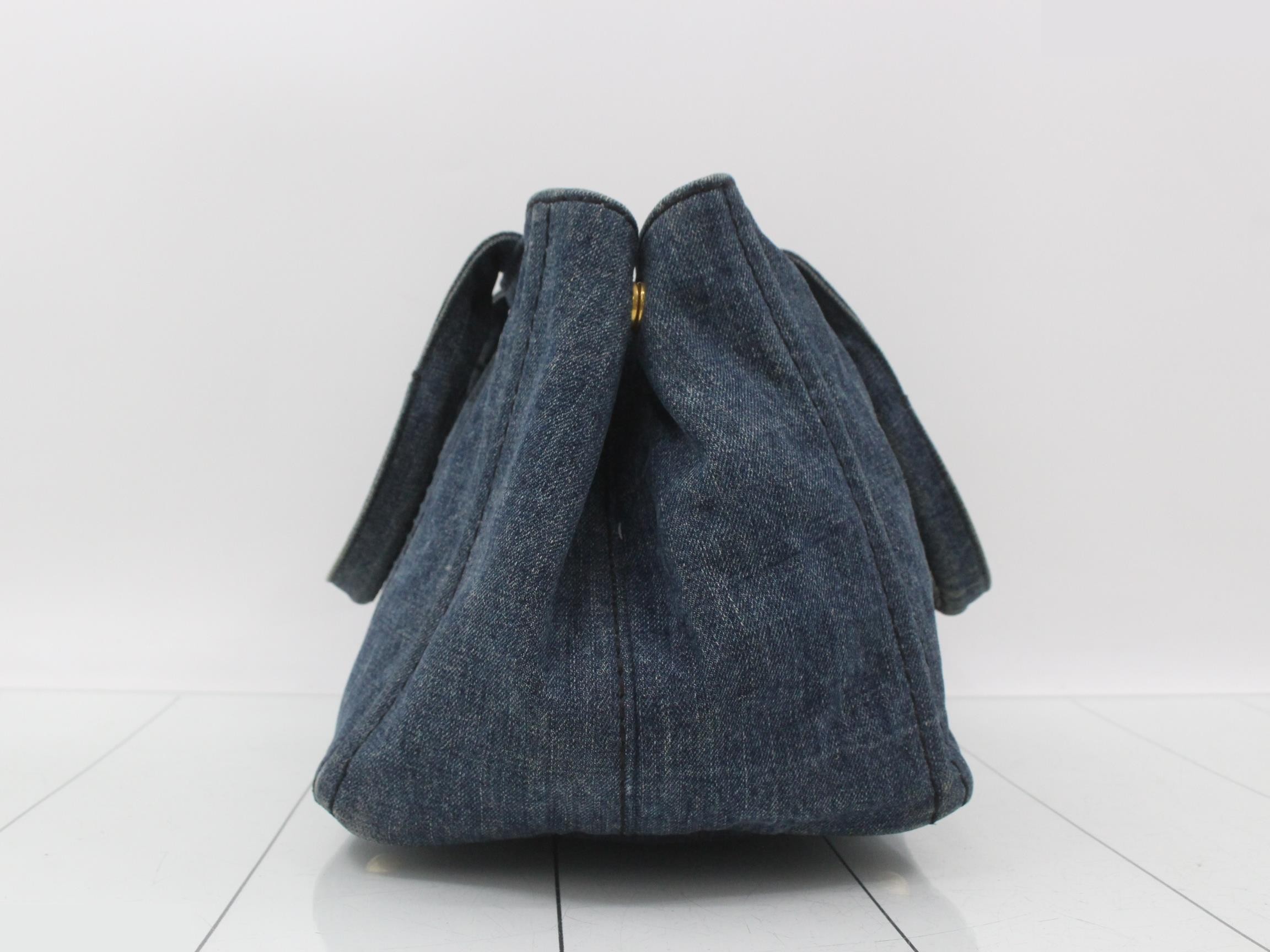 Canapa Tote Bag, Denim, 197 — view 3