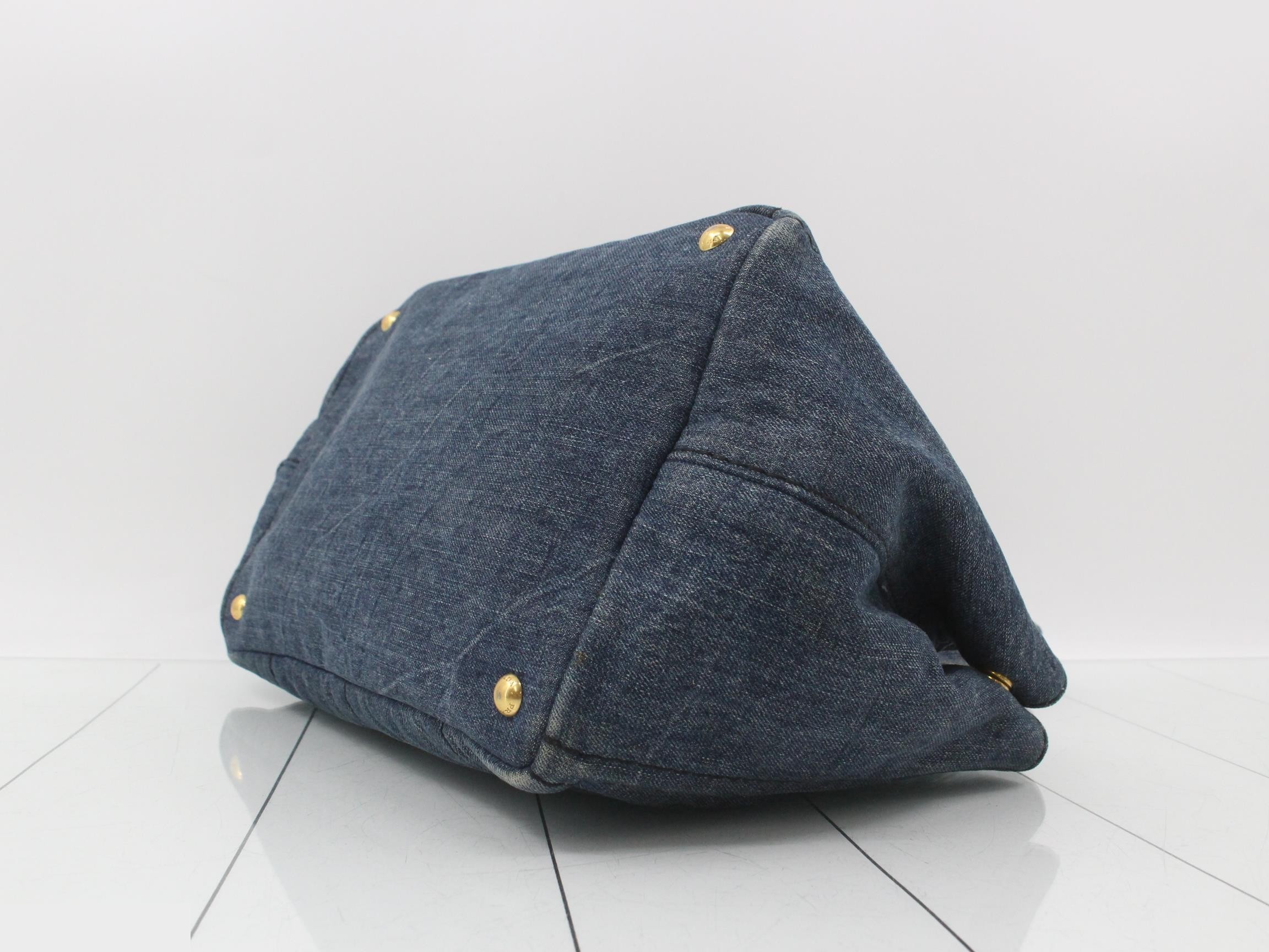 Canapa Tote Bag, Denim, 197 — view 6