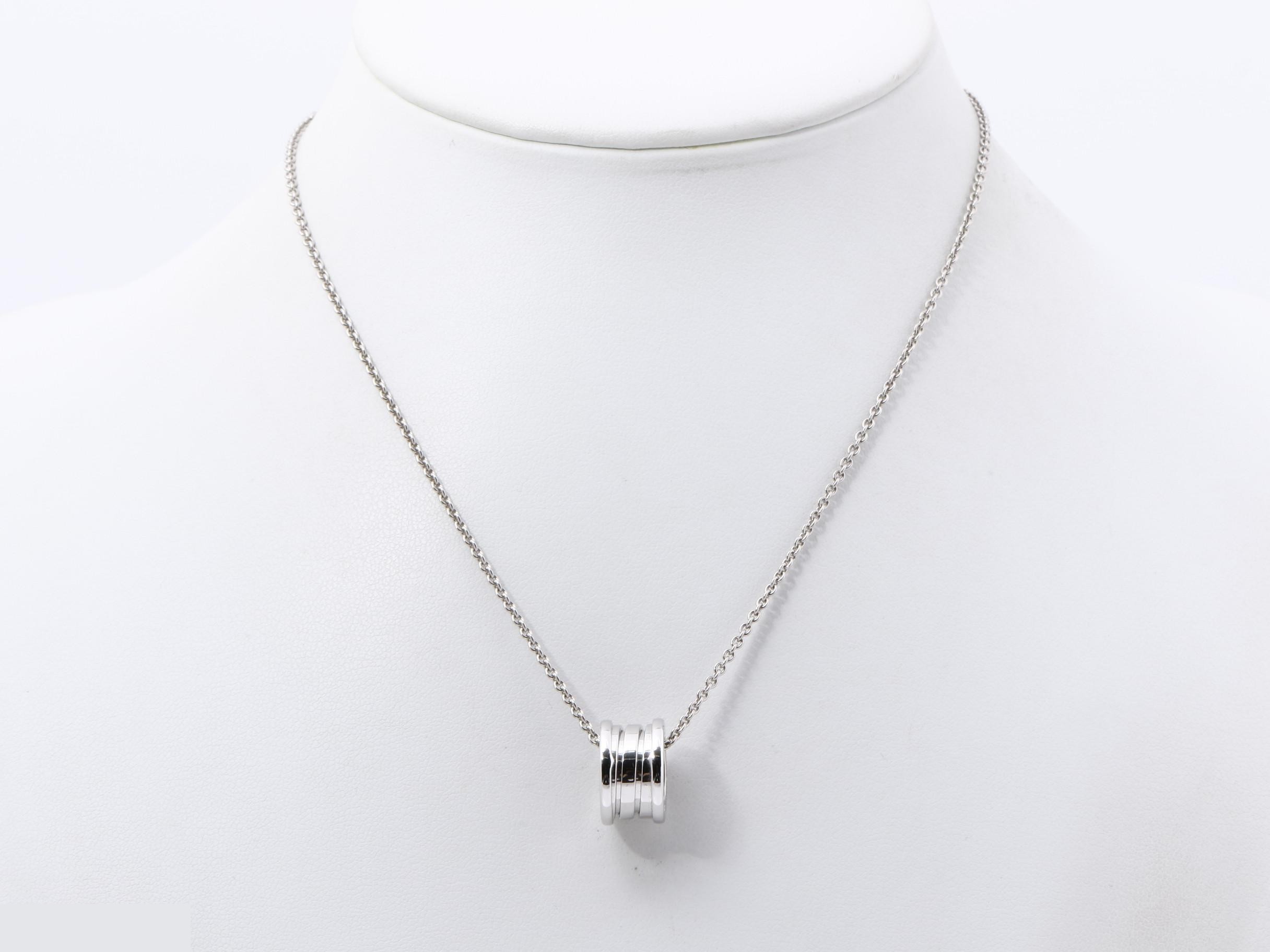 B.zero1 (precious metal) necklace pendant, 750WG, 12.1g — view 6