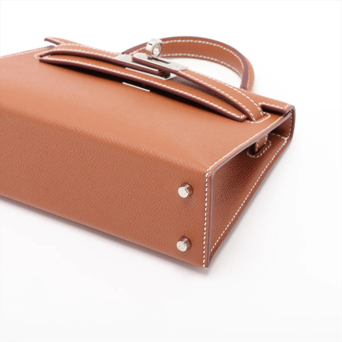[Individually packaged] Hermes Mini Kelly 2 20 Sellier Veau Epsom Gold Silver Hardware G: 2026 — view 3