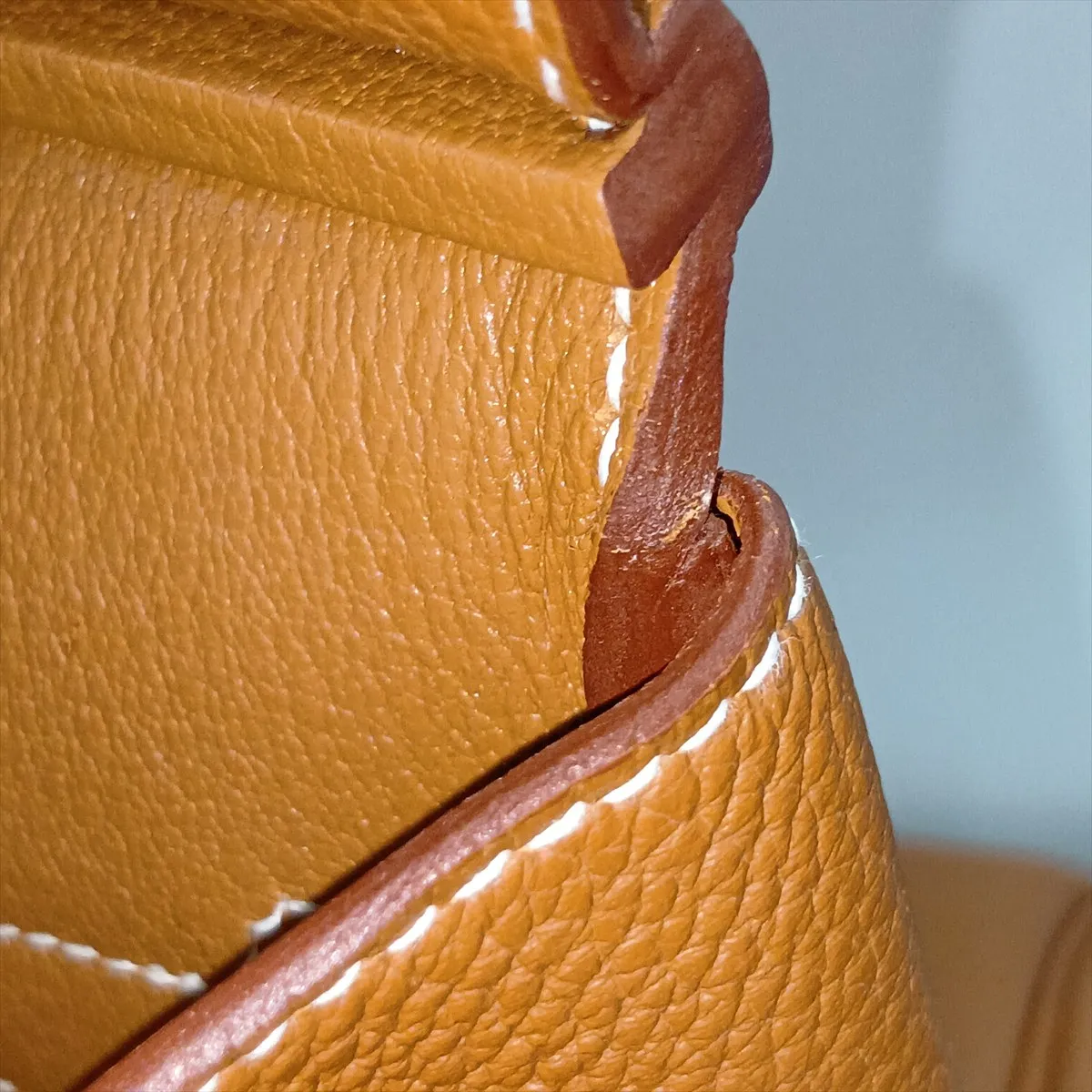 [Individually packaged] Hermes Birkin 35 Retourne Togo Gold Silver Hardware Z: 2021 — view 13