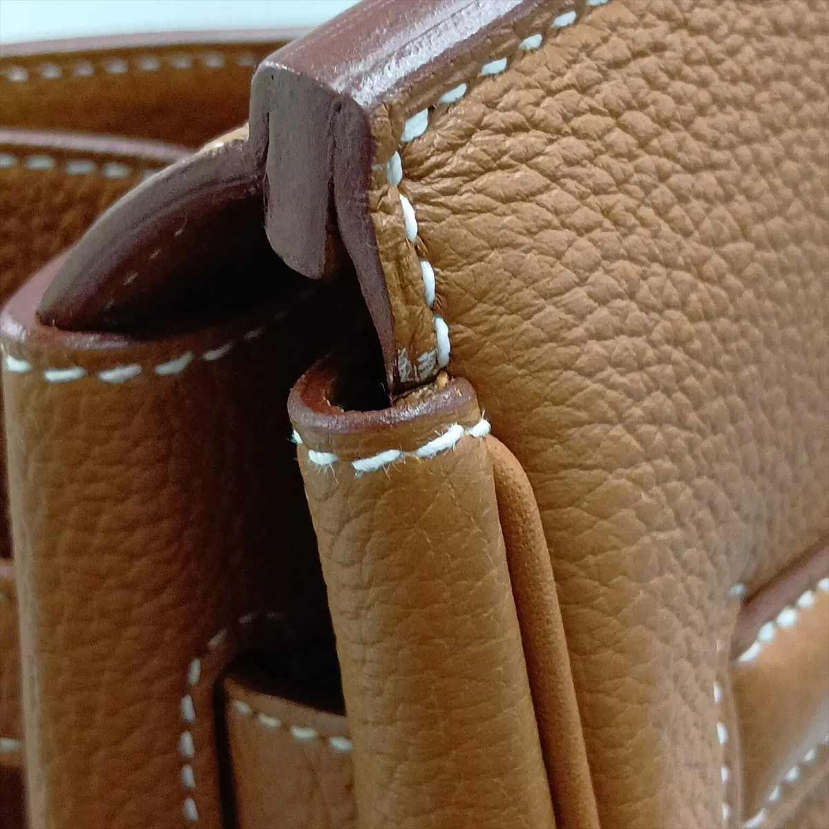 [Individually packaged] Hermes Birkin 35 Retourne Togo Gold Silver Hardware Z: 2021 — view 15