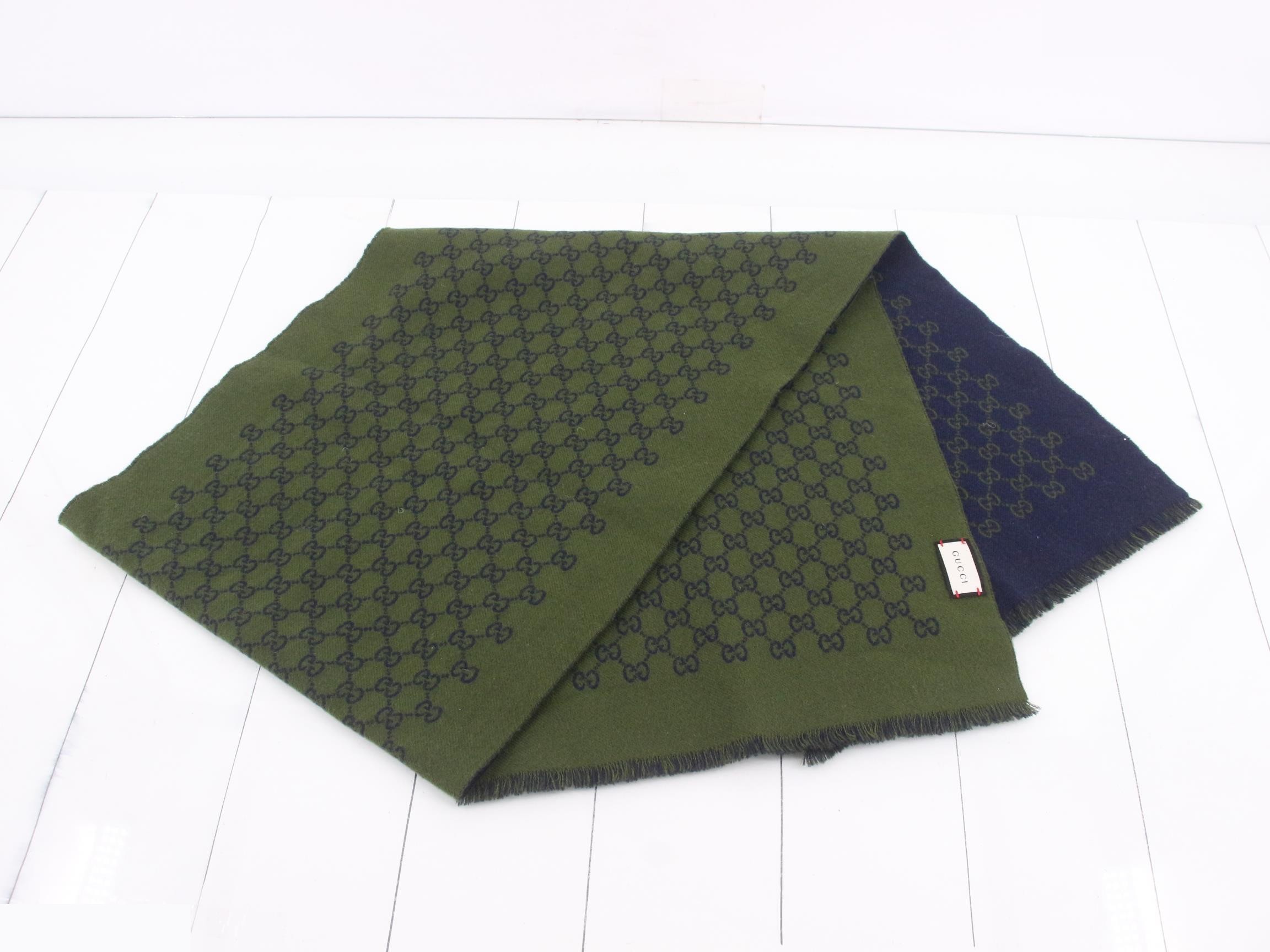 GG Reversible Scarf (with tags) — view 3
