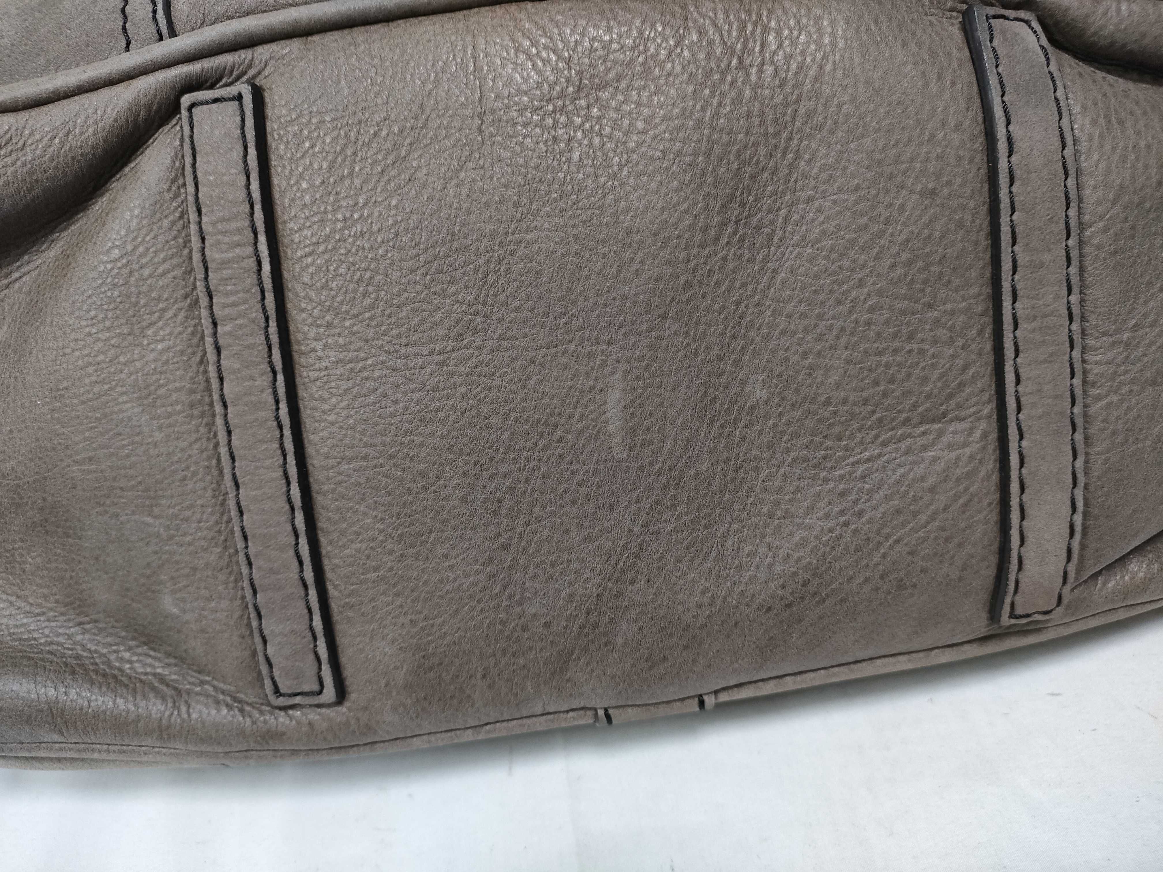 Amazona 35 Leather Handbag, Brown — view 5