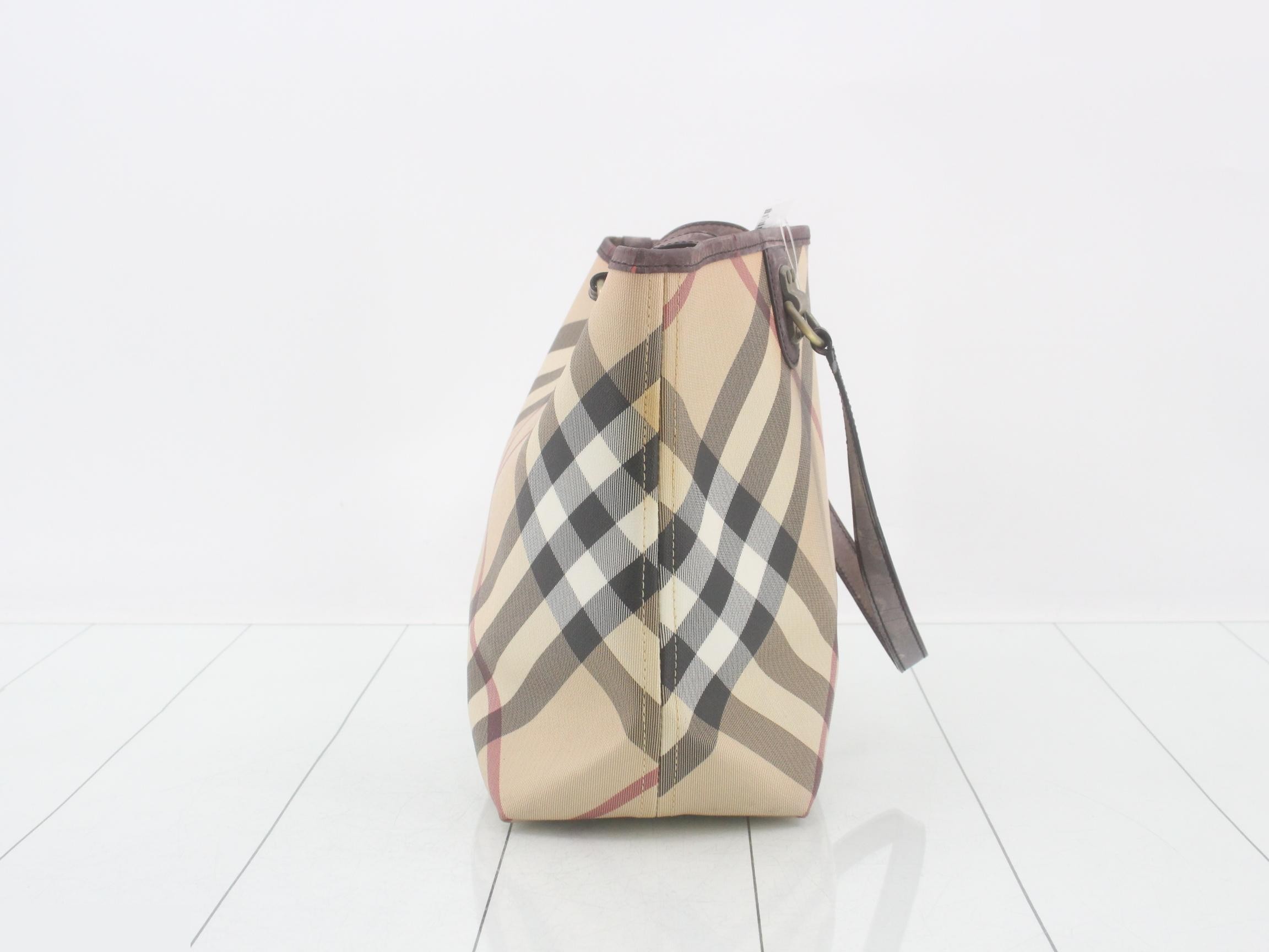 PVC Nova Check Tote Bag — view 3