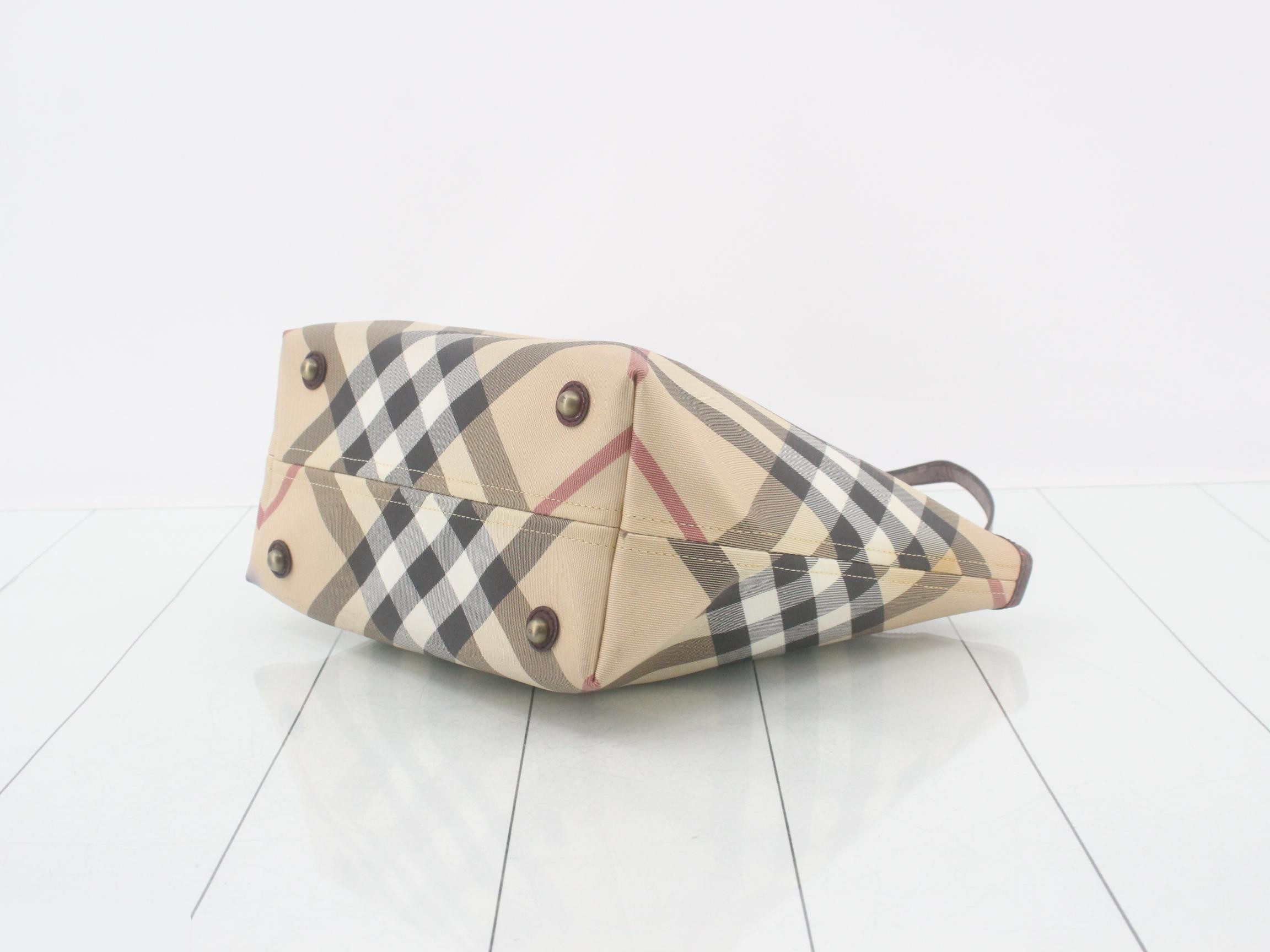 PVC Nova Check Tote Bag — view 6
