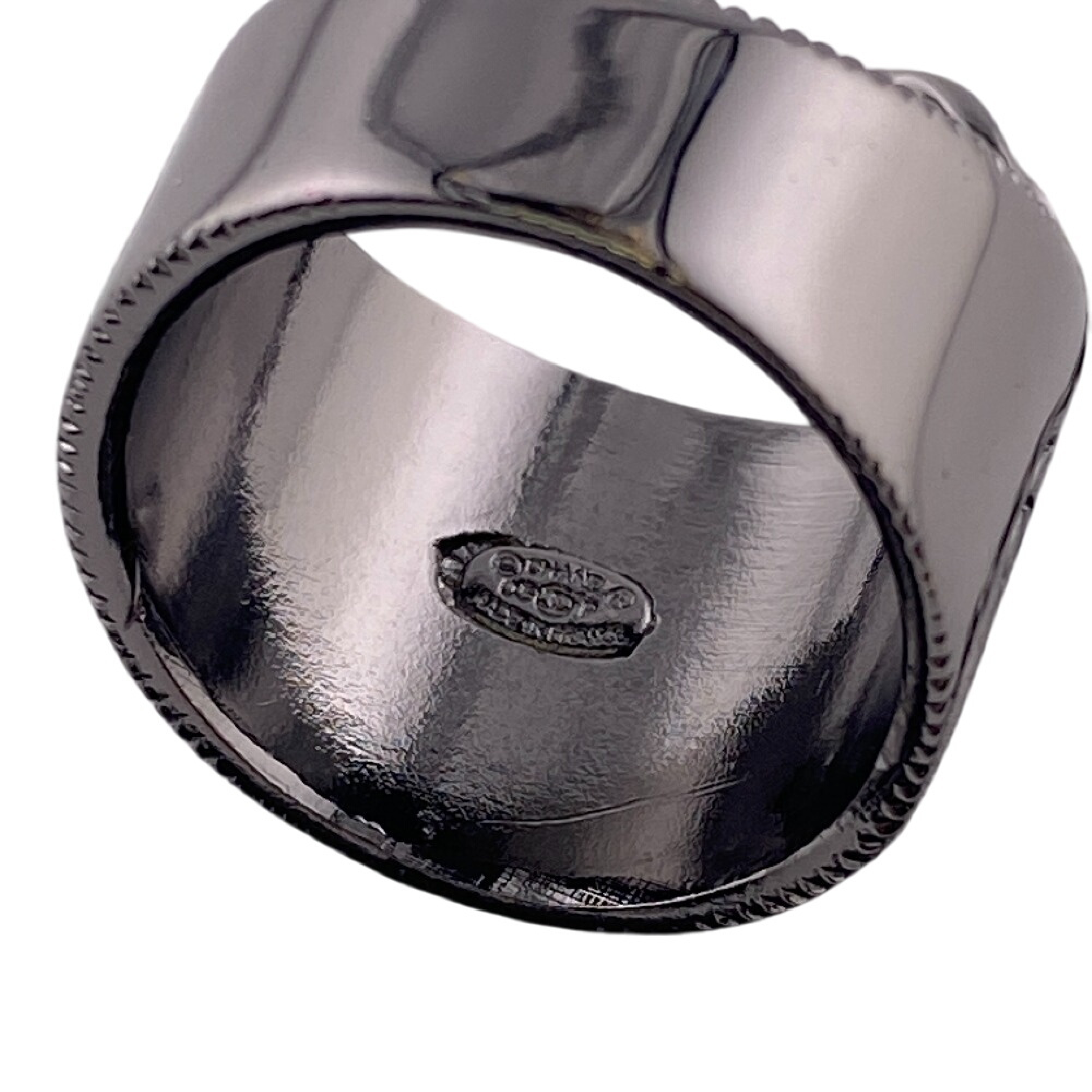 Mademoiselle Coco Mark Ring - Metal Ring for Women — view 8