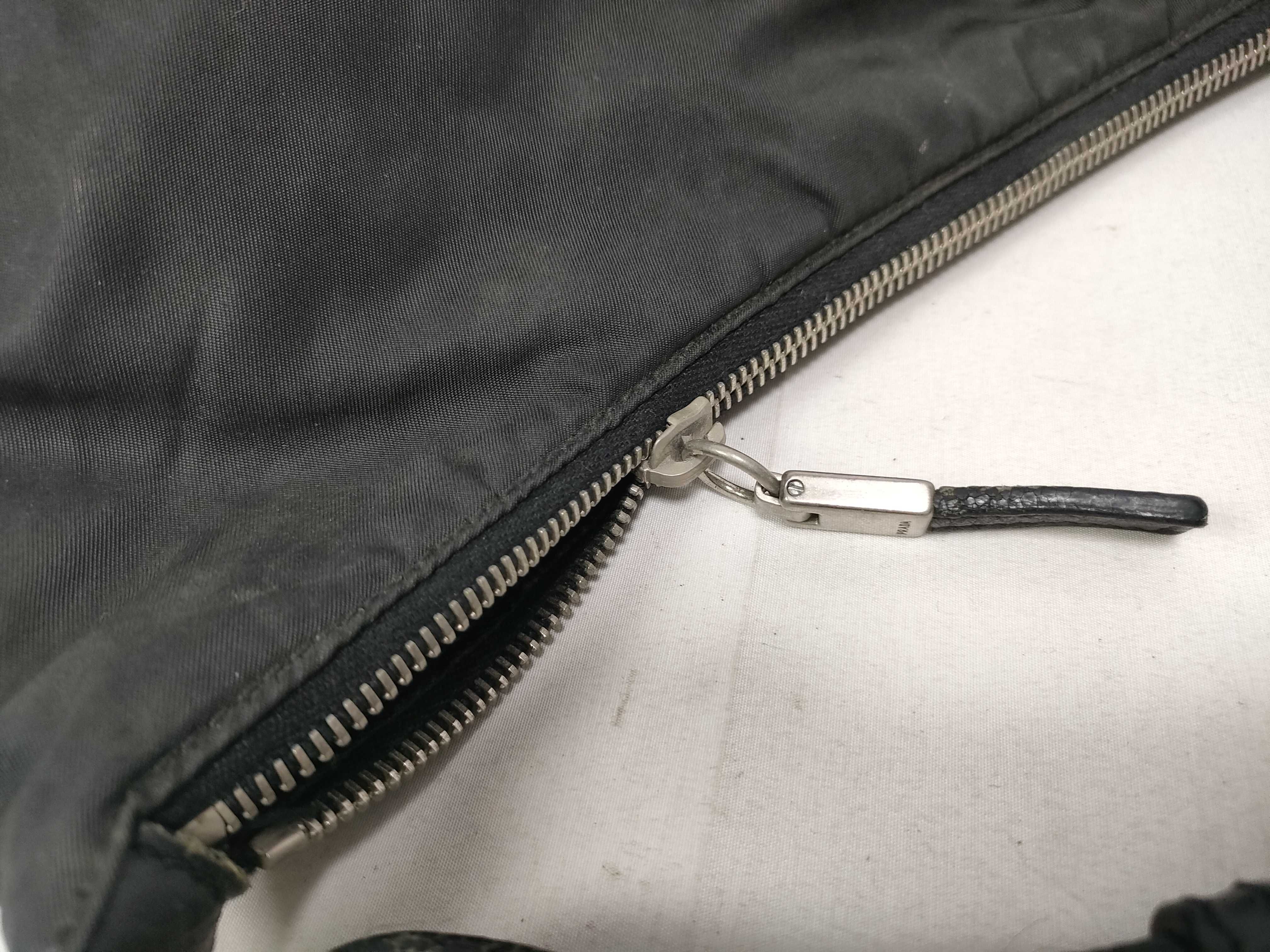 Shoulder Bag, One-Shoulder Bag, Triangle Logo, Black Shoulder Bag — view 12
