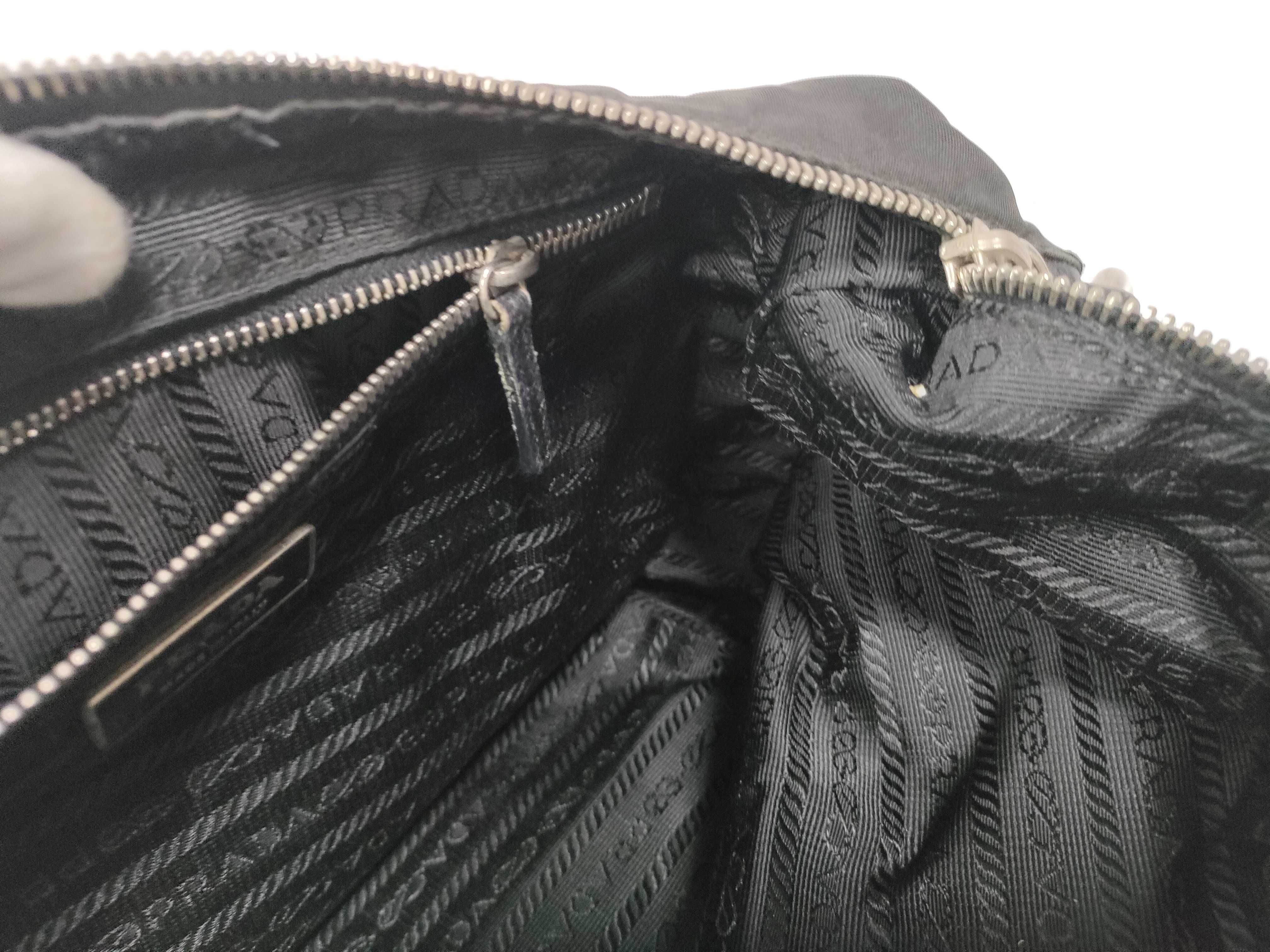 Shoulder Bag, One-Shoulder Bag, Triangle Logo, Black Shoulder Bag — view 15