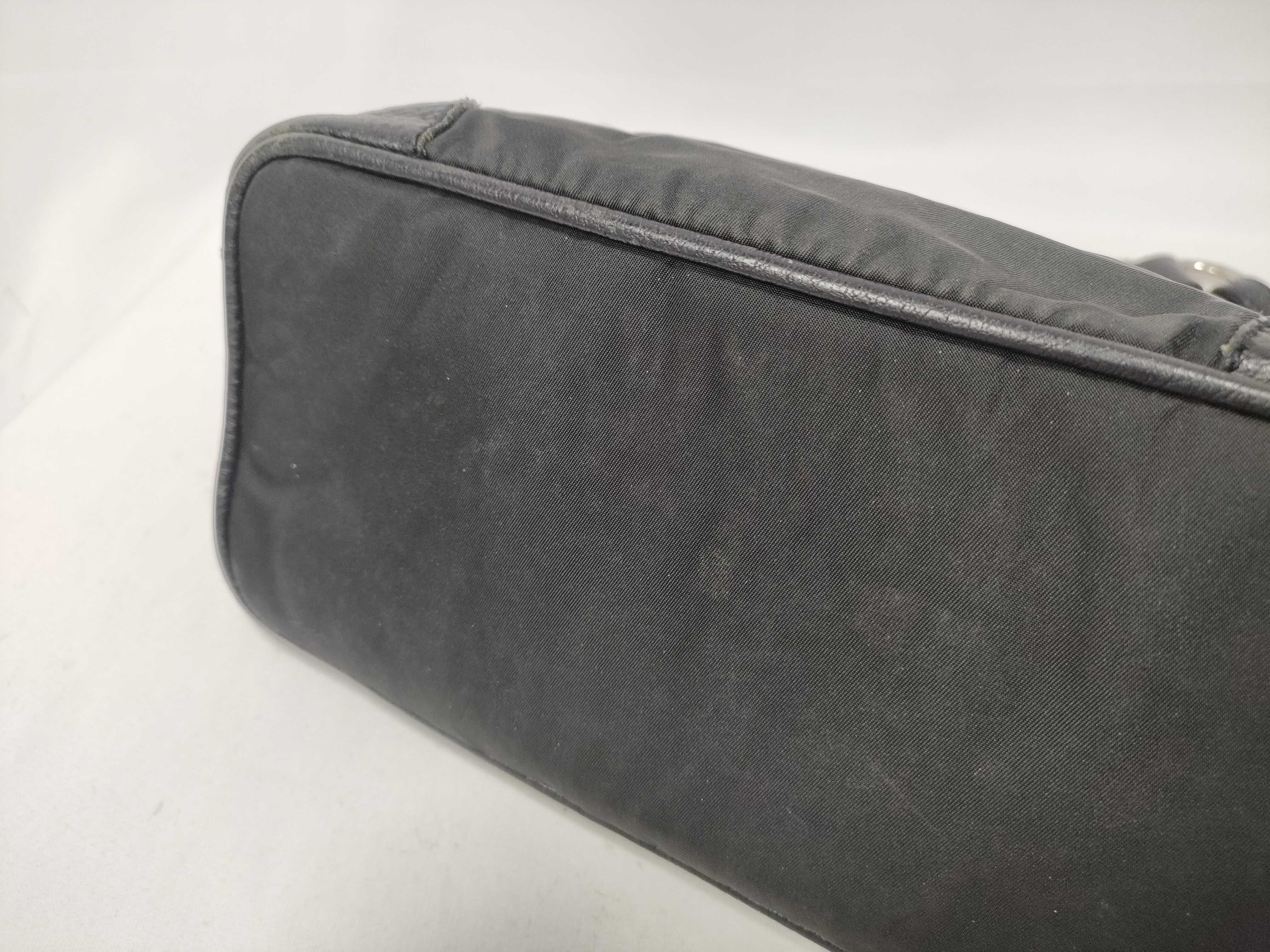 Shoulder Bag, One-Shoulder Bag, Triangle Logo, Black Shoulder Bag — view 5
