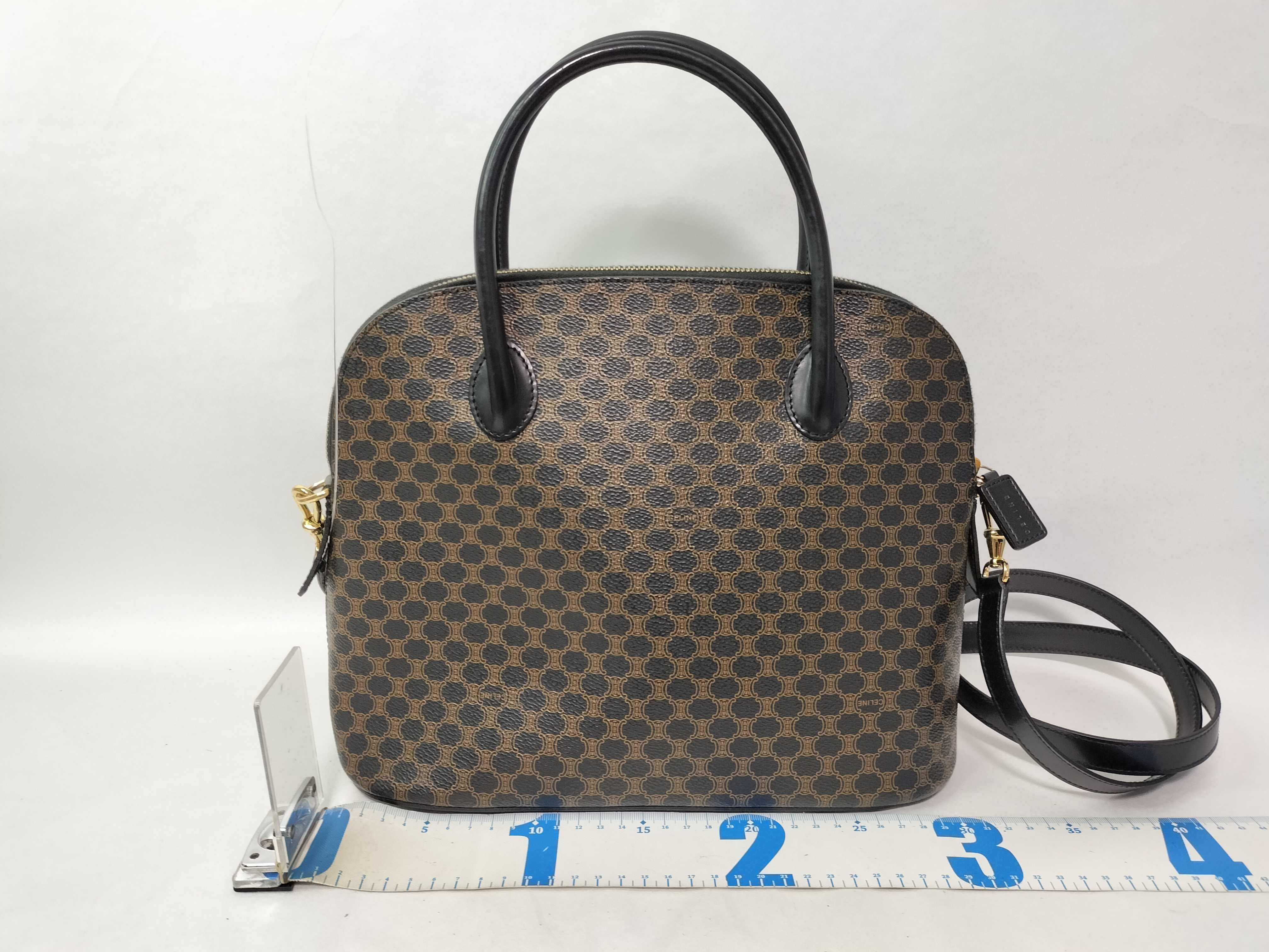 Bolide 2-way handbag, black Macadam pattern — view 2
