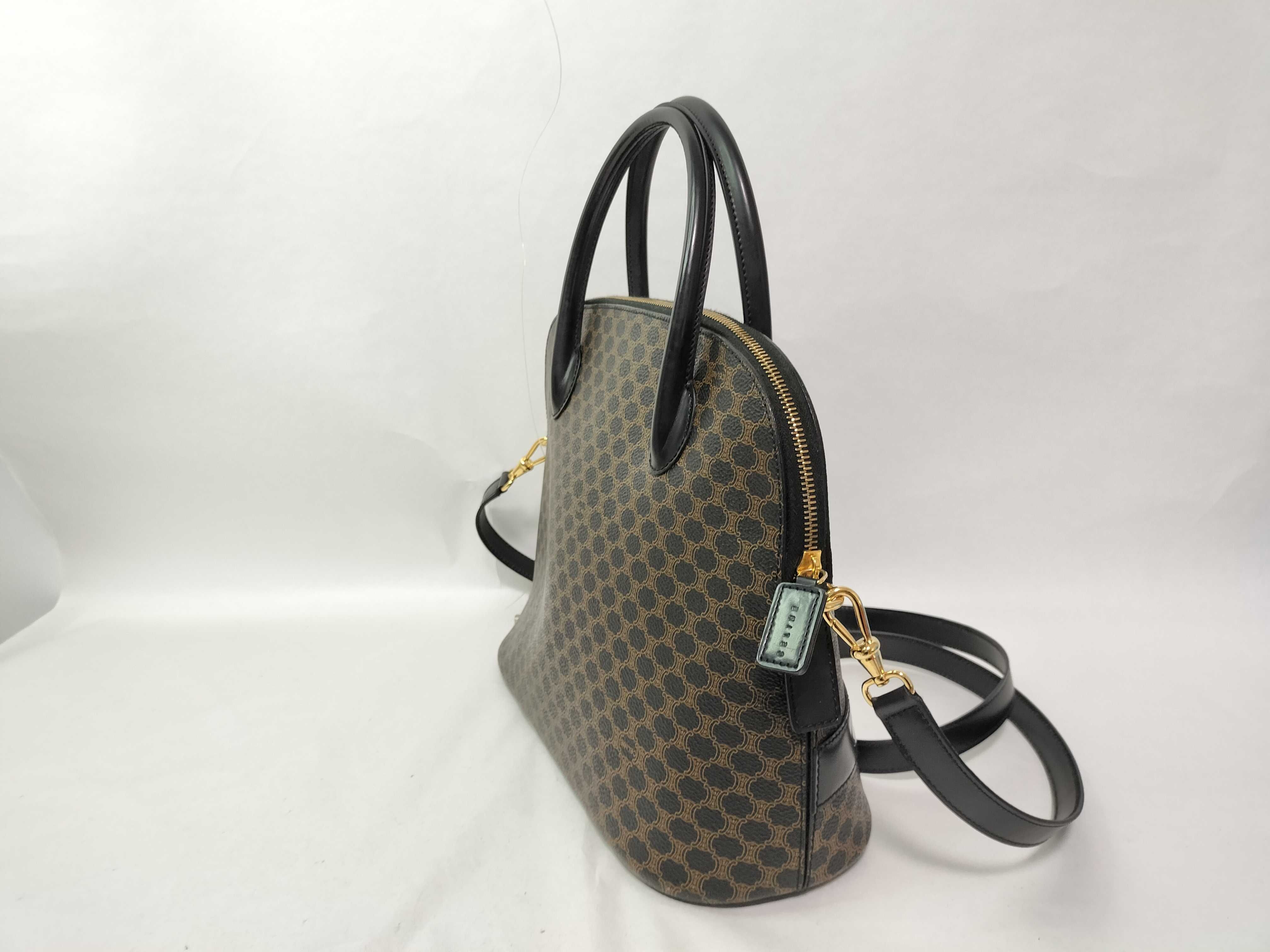 Bolide 2-way handbag, black Macadam pattern — view 3