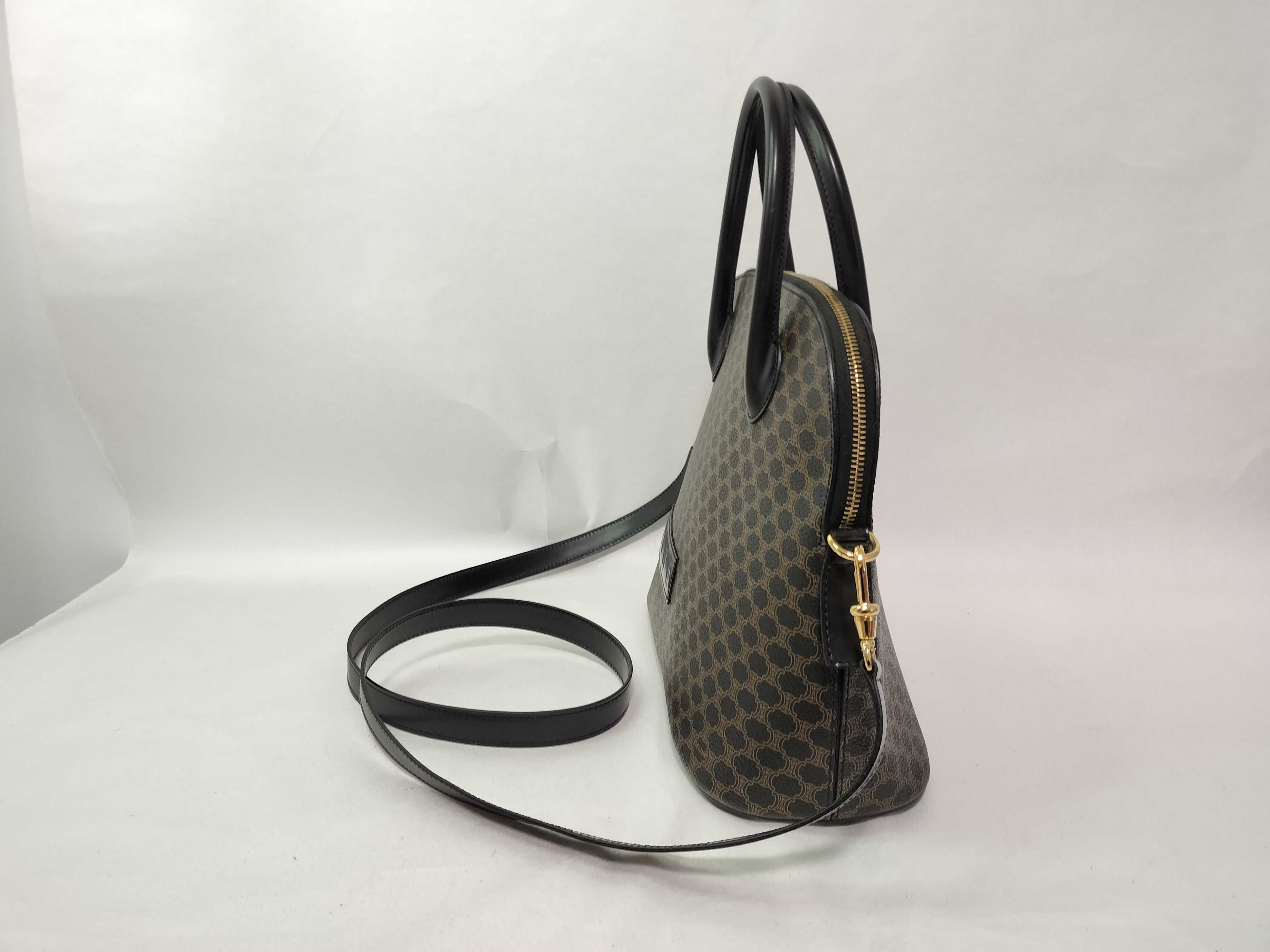 Bolide 2-way handbag, black Macadam pattern — view 4