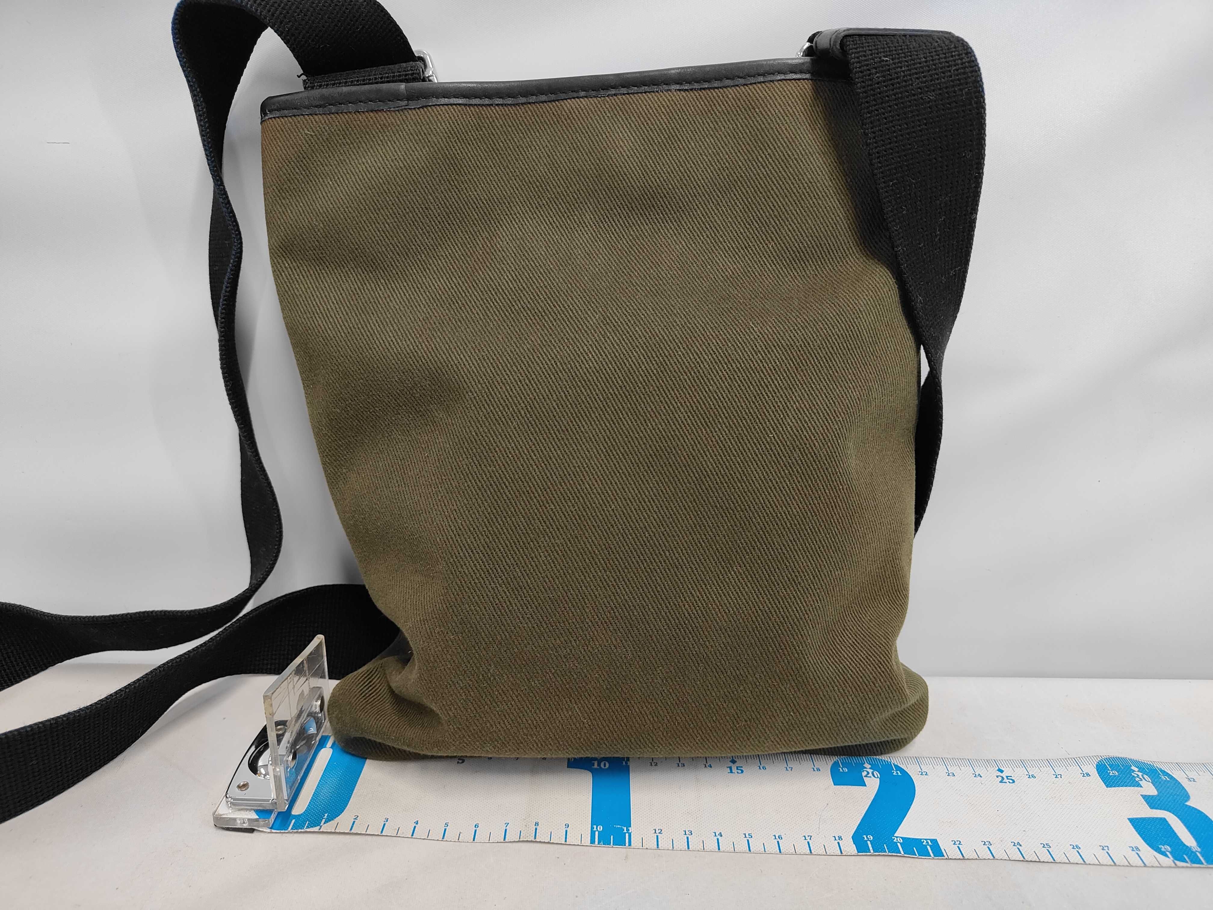 Kahala Canvas Cassandra Logo Khaki Shoulder Bag — view 2