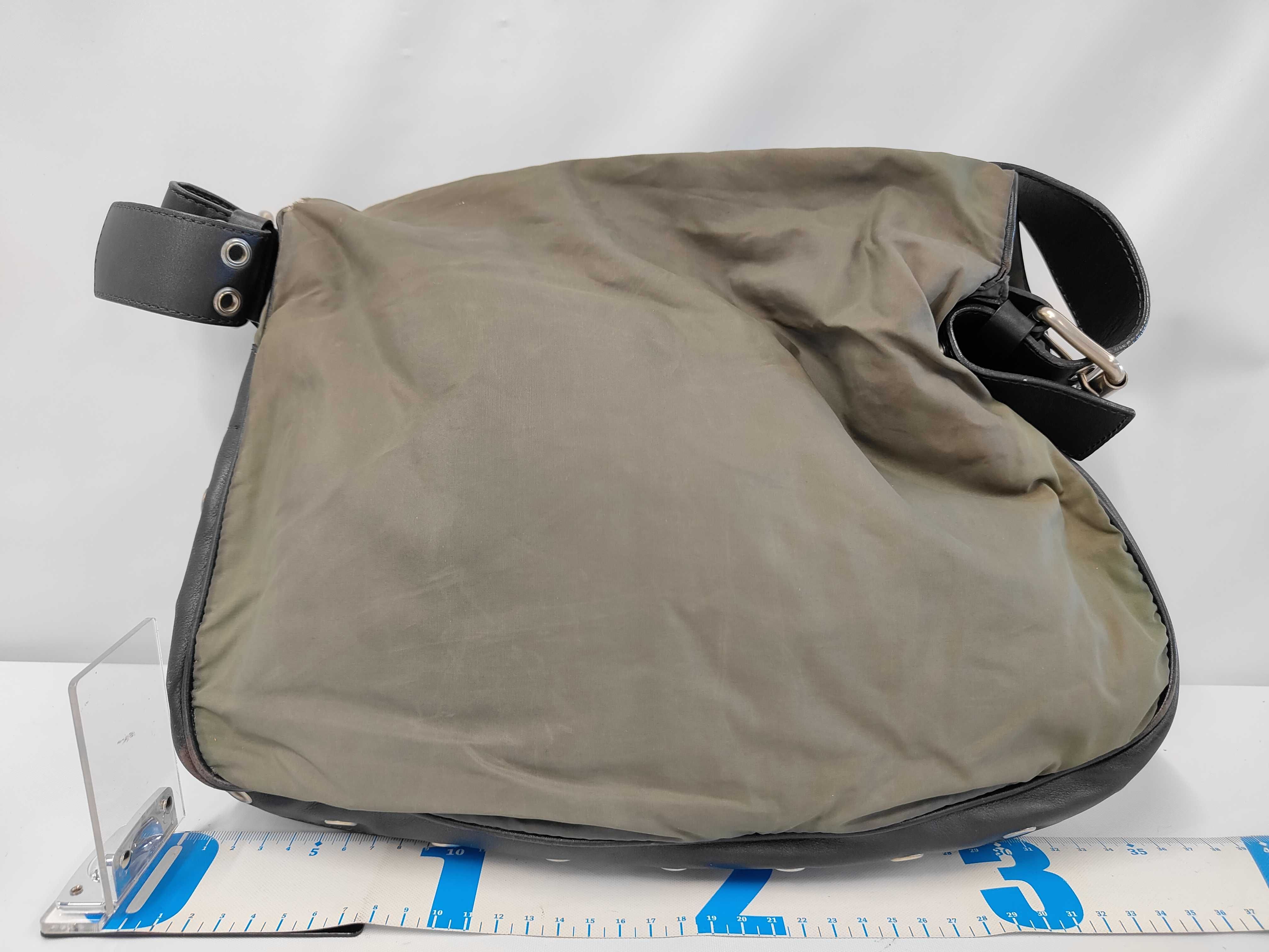 Nylon Shoulder Bag with Belt Messenger Bag — view 2