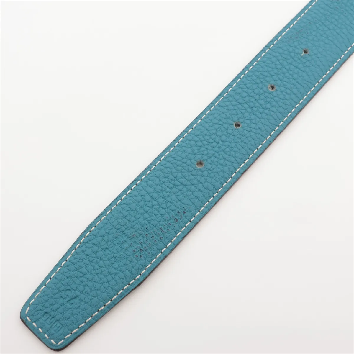 H-belt H:2004 Belt 75 Leather Blue x Black — view 3