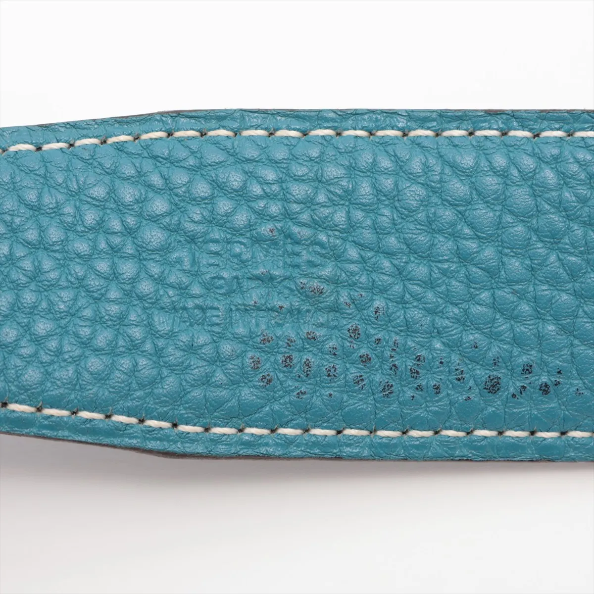 H-belt H:2004 Belt 75 Leather Blue x Black — view 5