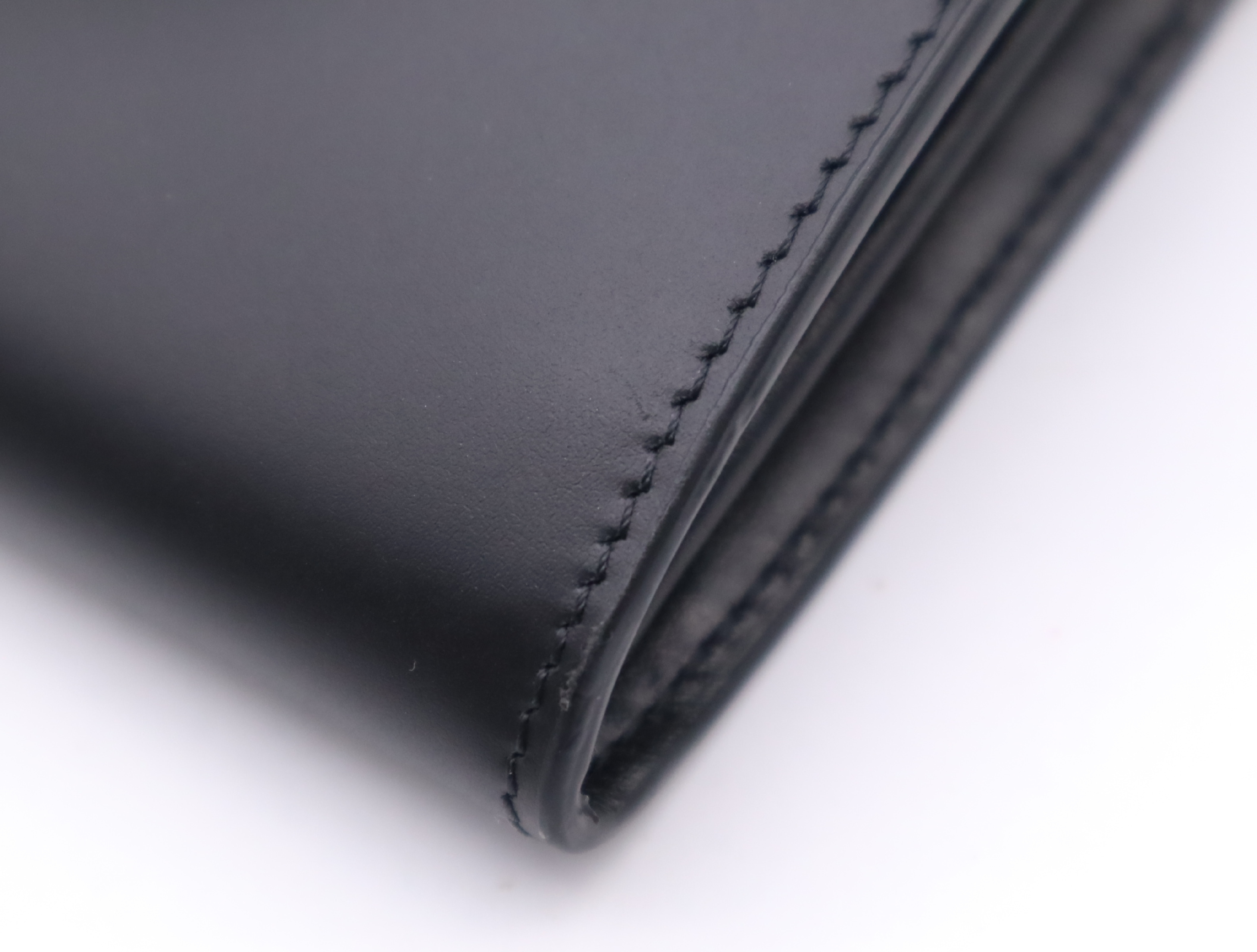 8M0365 FF Diamond Long Wallet with Chain, Black with Gold Hardware, Comes with Dust Bag and Box. — view 7