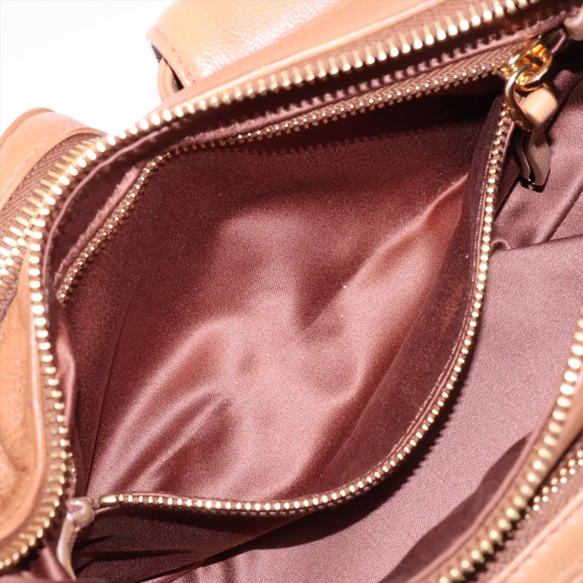 Pocket Bag Leather Shoulder Bag Brown 5BC146 — view 8