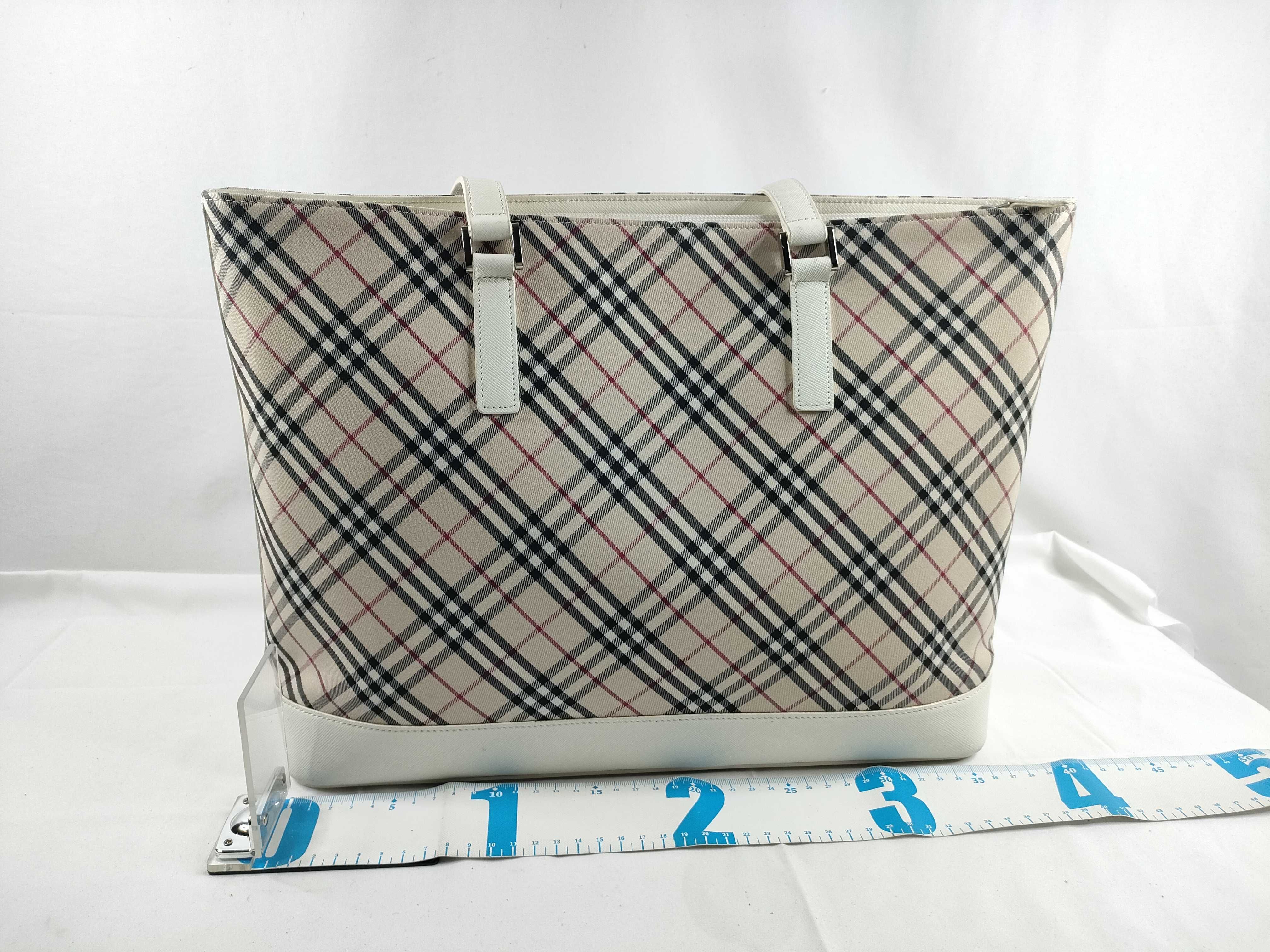 Tote Bag Beige White Tote Bag — view 2