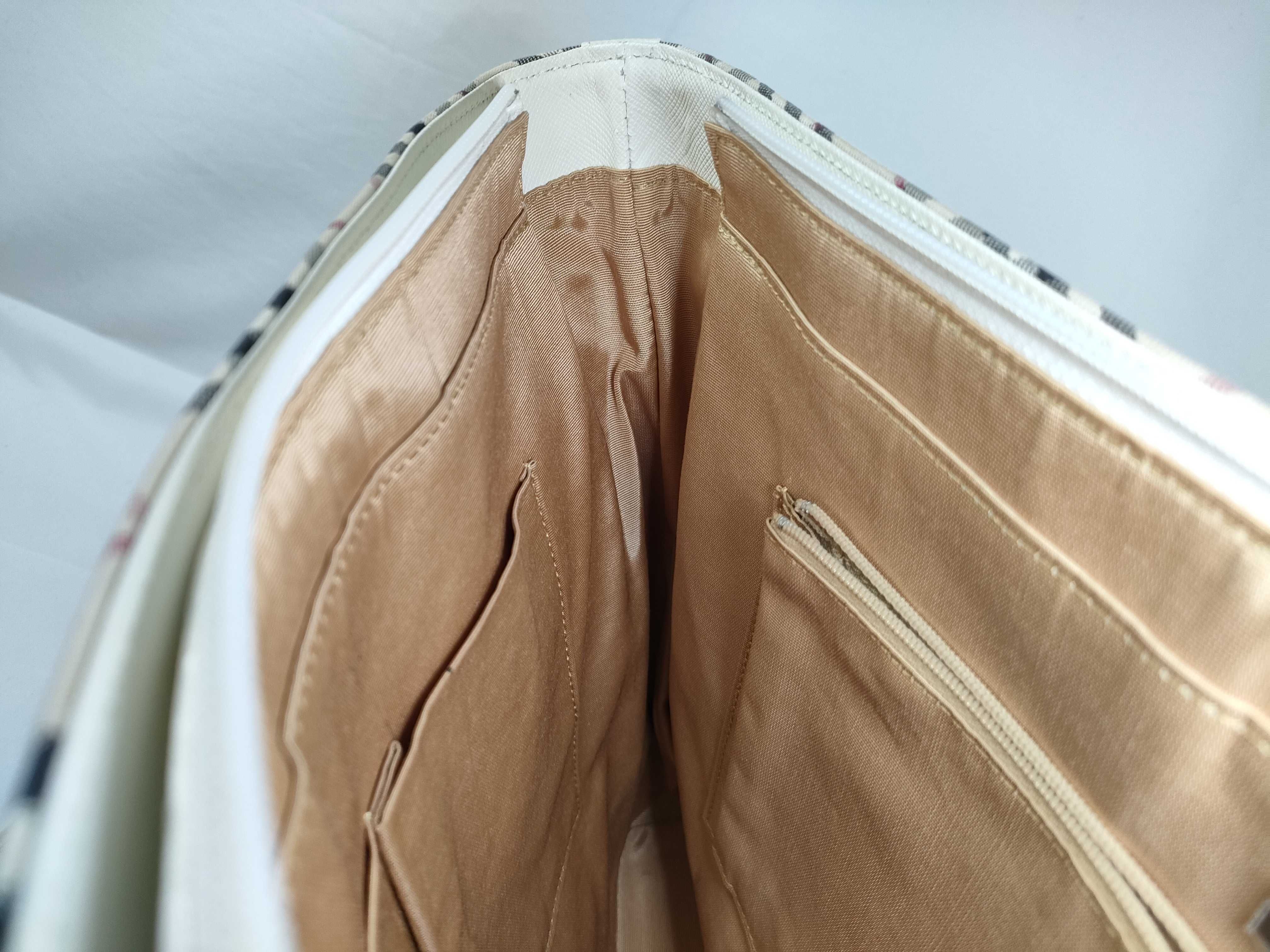 Tote Bag Beige White Tote Bag — view 12