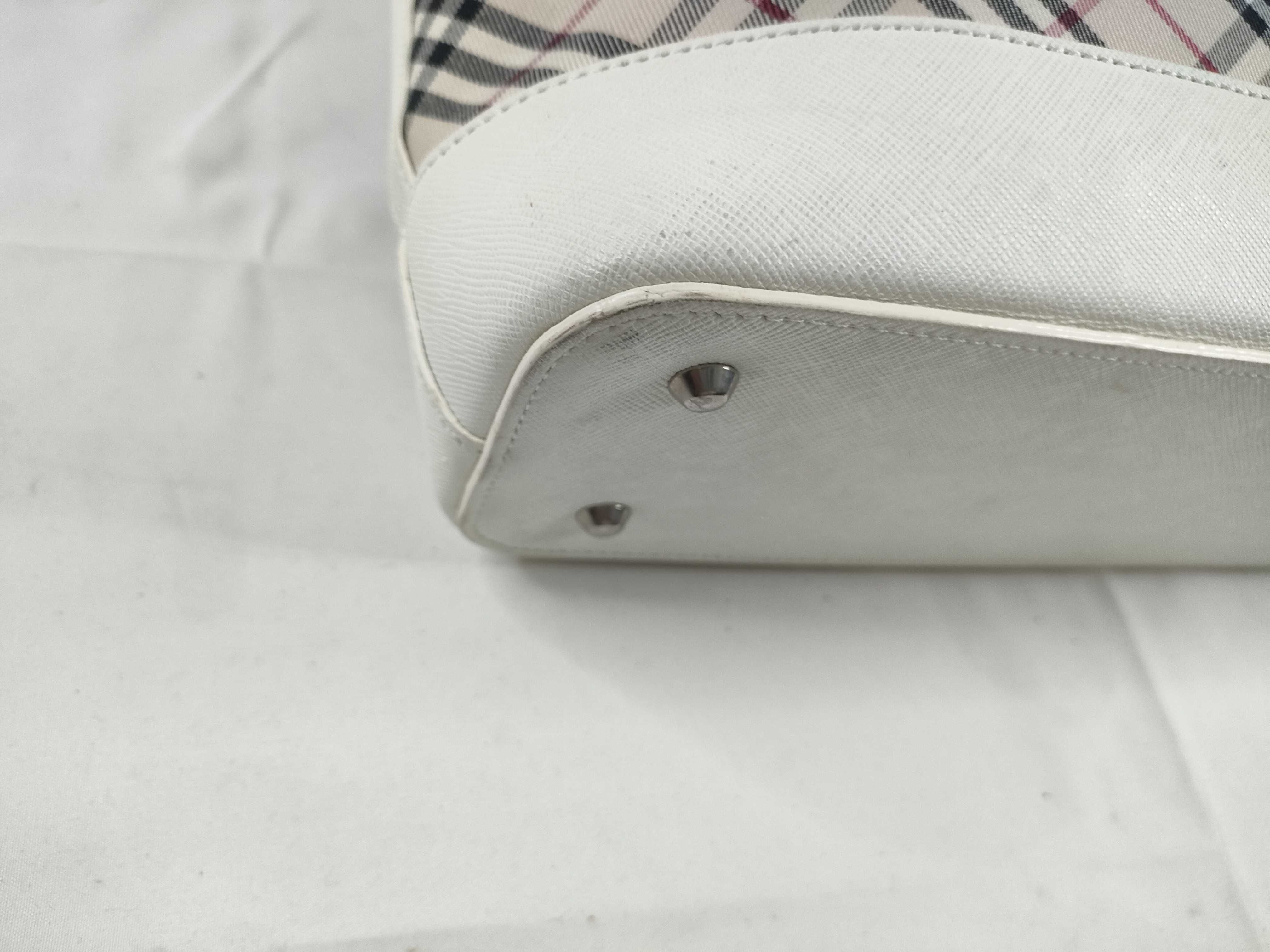 Tote Bag Beige White Tote Bag — view 3
