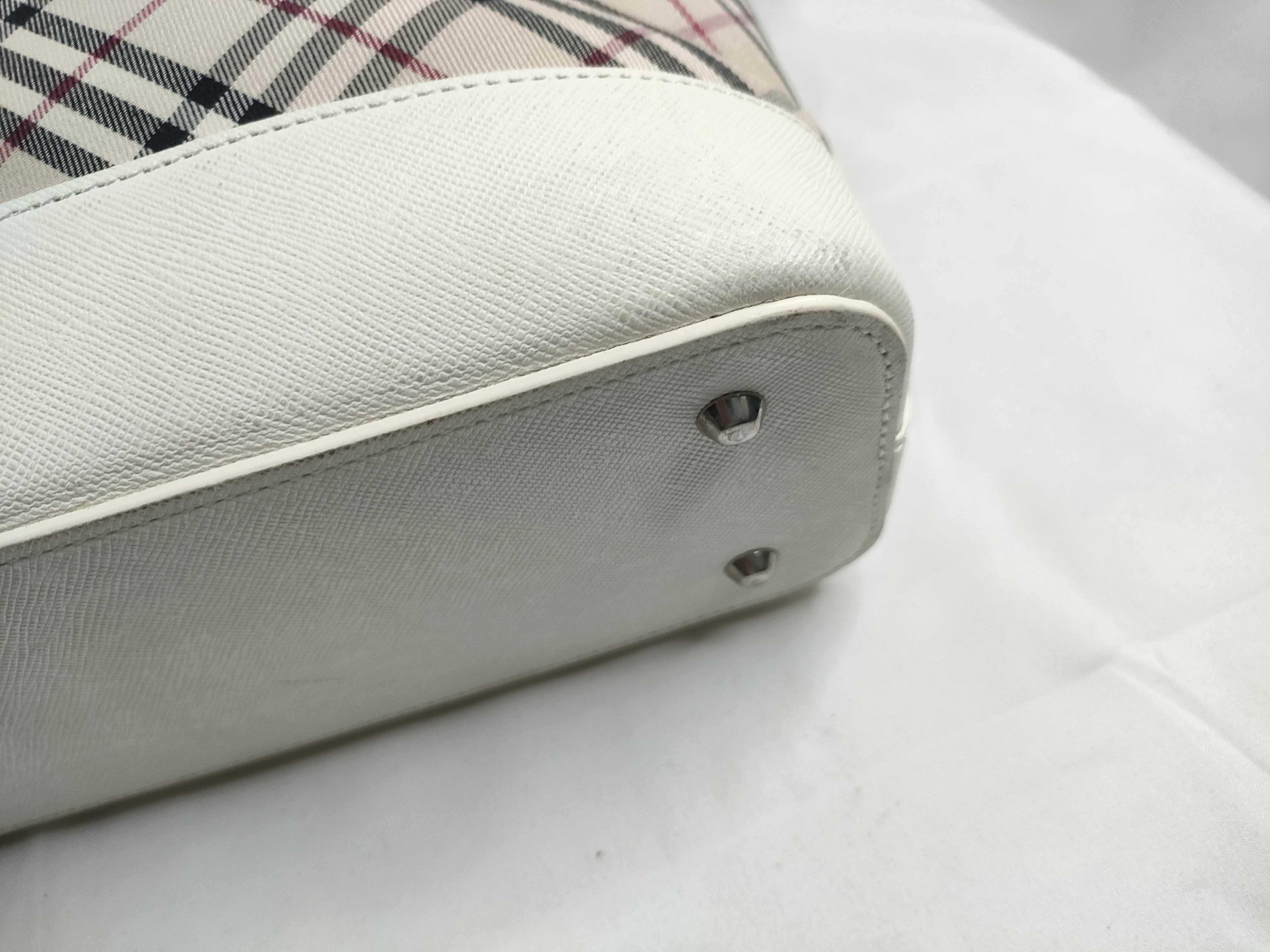 Tote Bag Beige White Tote Bag — view 5