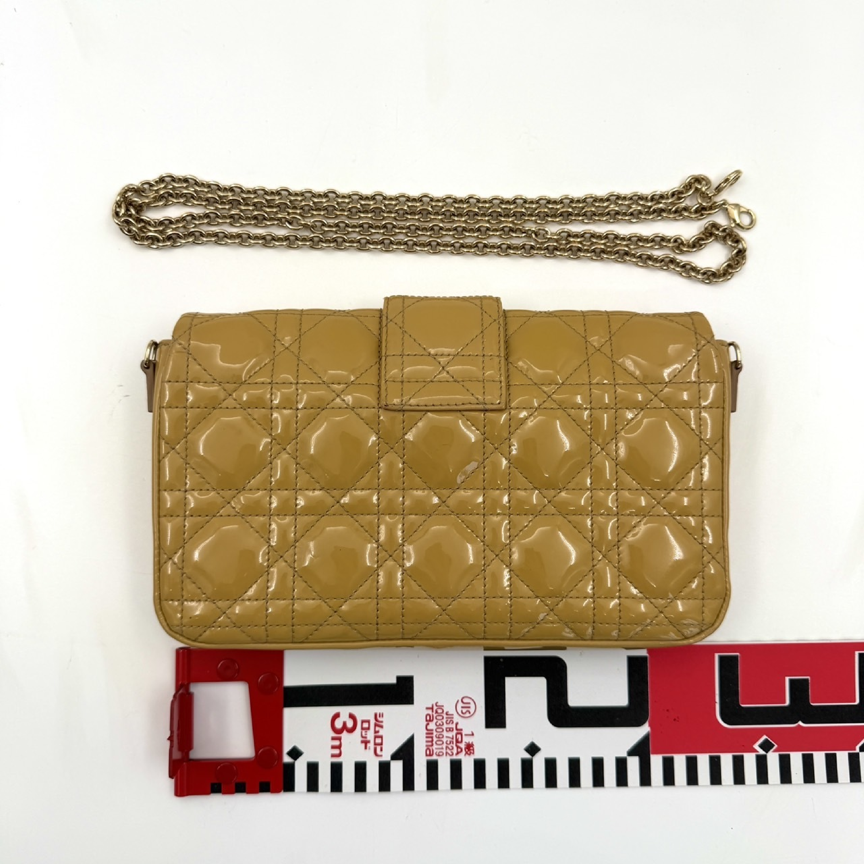 Cannage New Rock Patent Chain Shoulder Bag — view 2