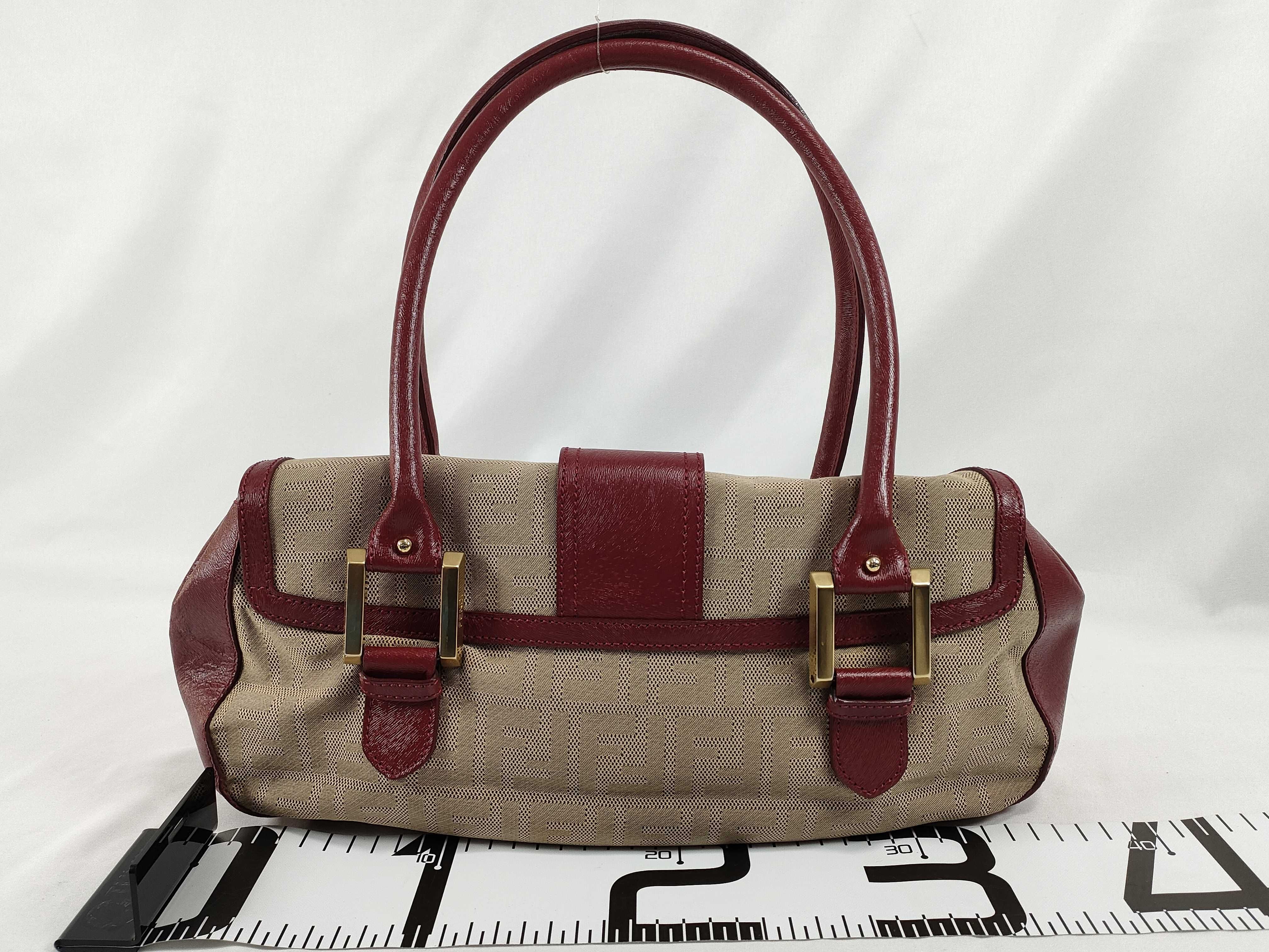 handbag with metal hardware — view 2