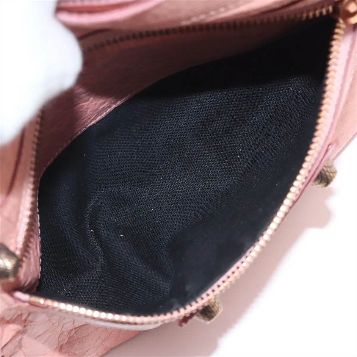 The First Leather 2WAY Handbag Pink 240577 with Mirror — view 10