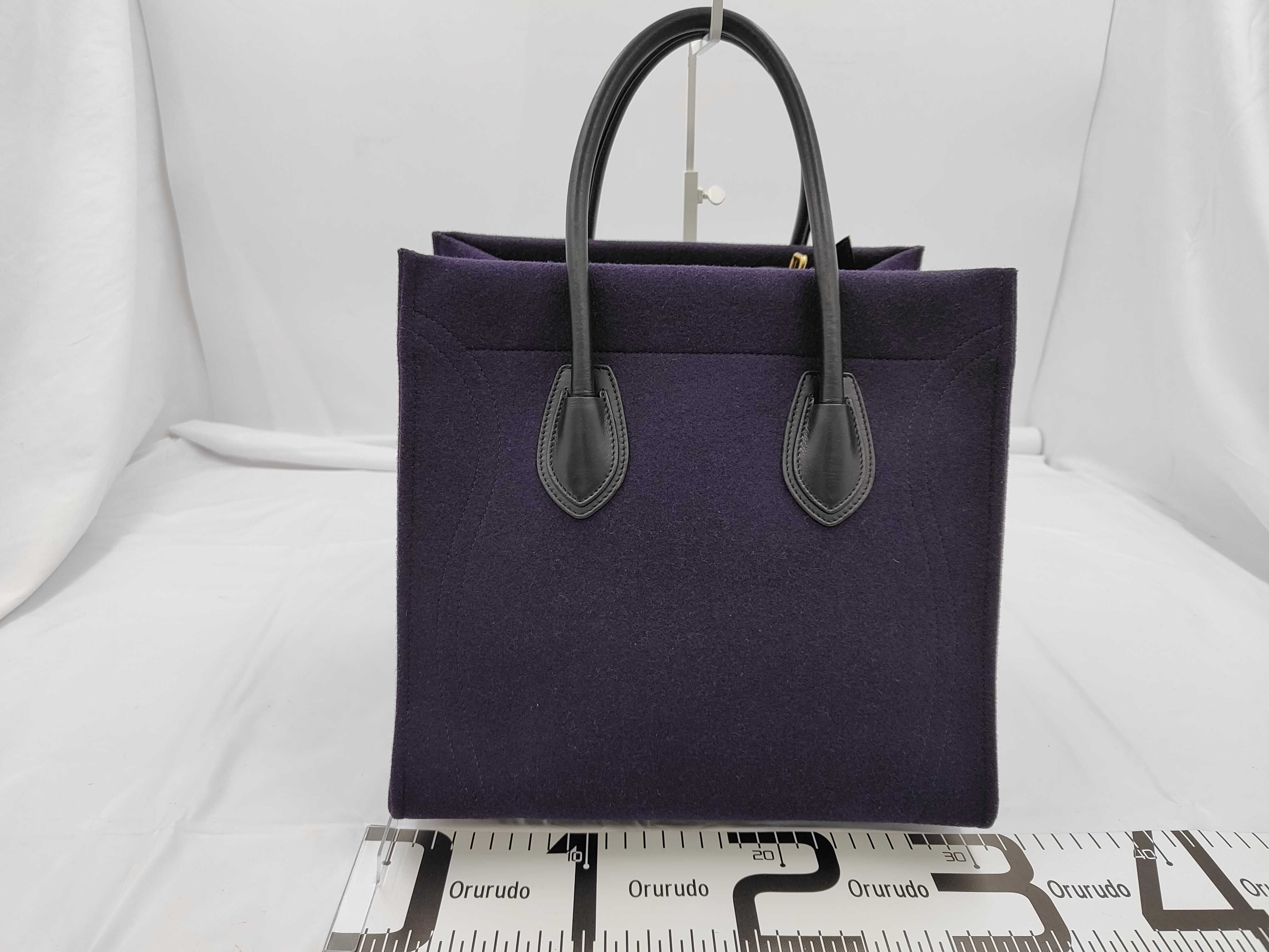 Luggage Phantom Felt Navy Tote Bag Handbag — view 2