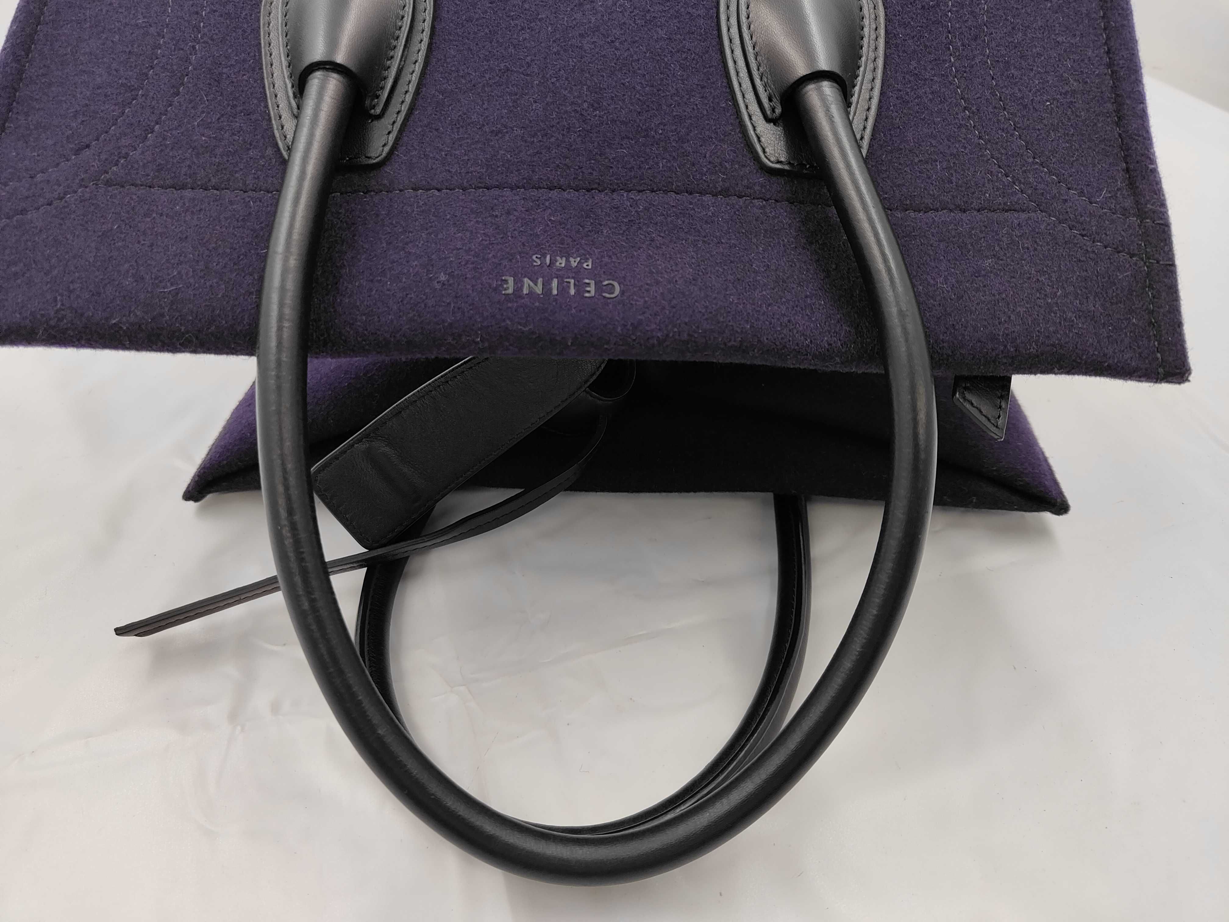 Luggage Phantom Felt Navy Tote Bag Handbag — view 3