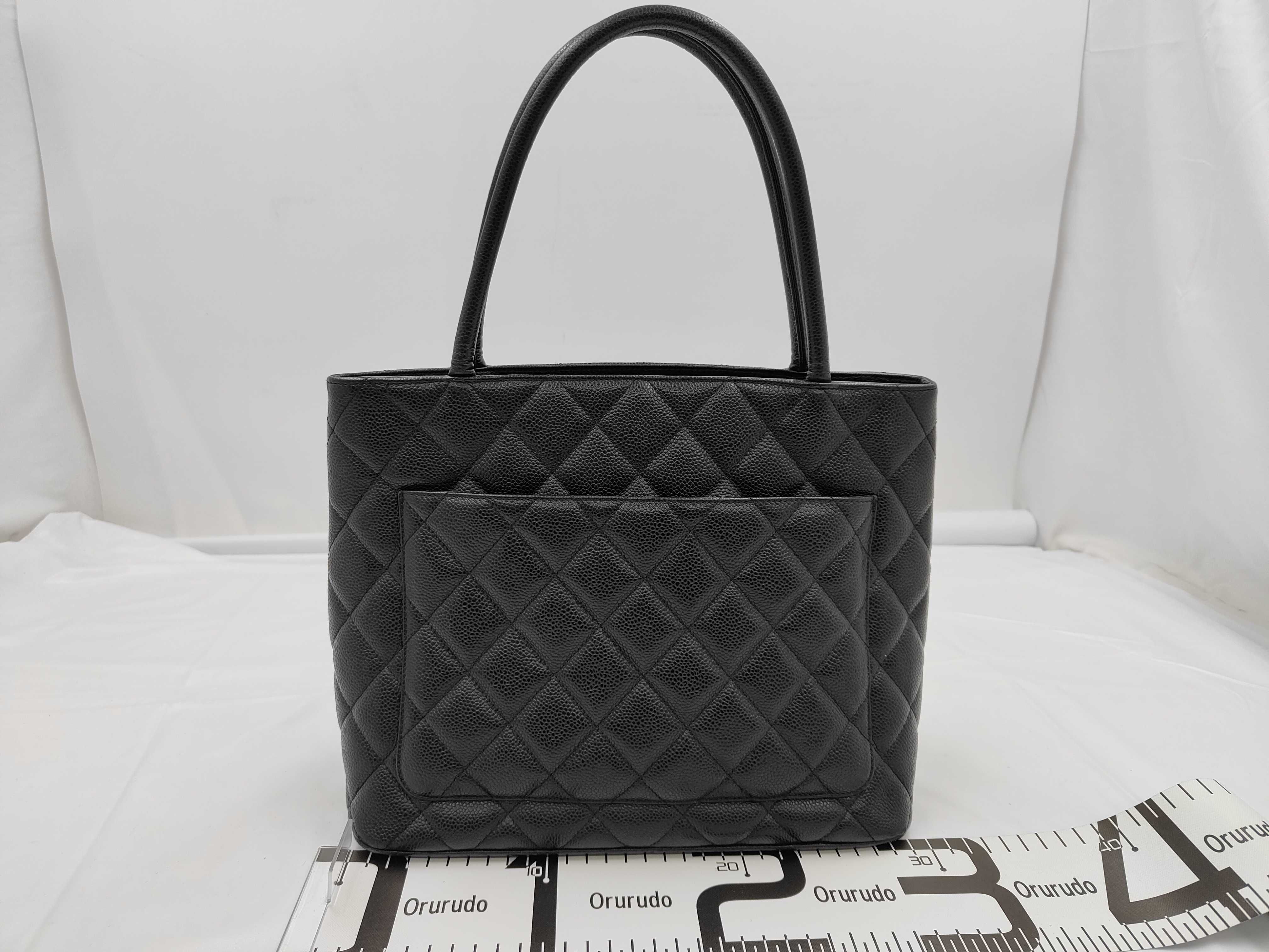 Caviar Skin Reissue Tote Bag, Black, Series 9 Tote Bag — view 2